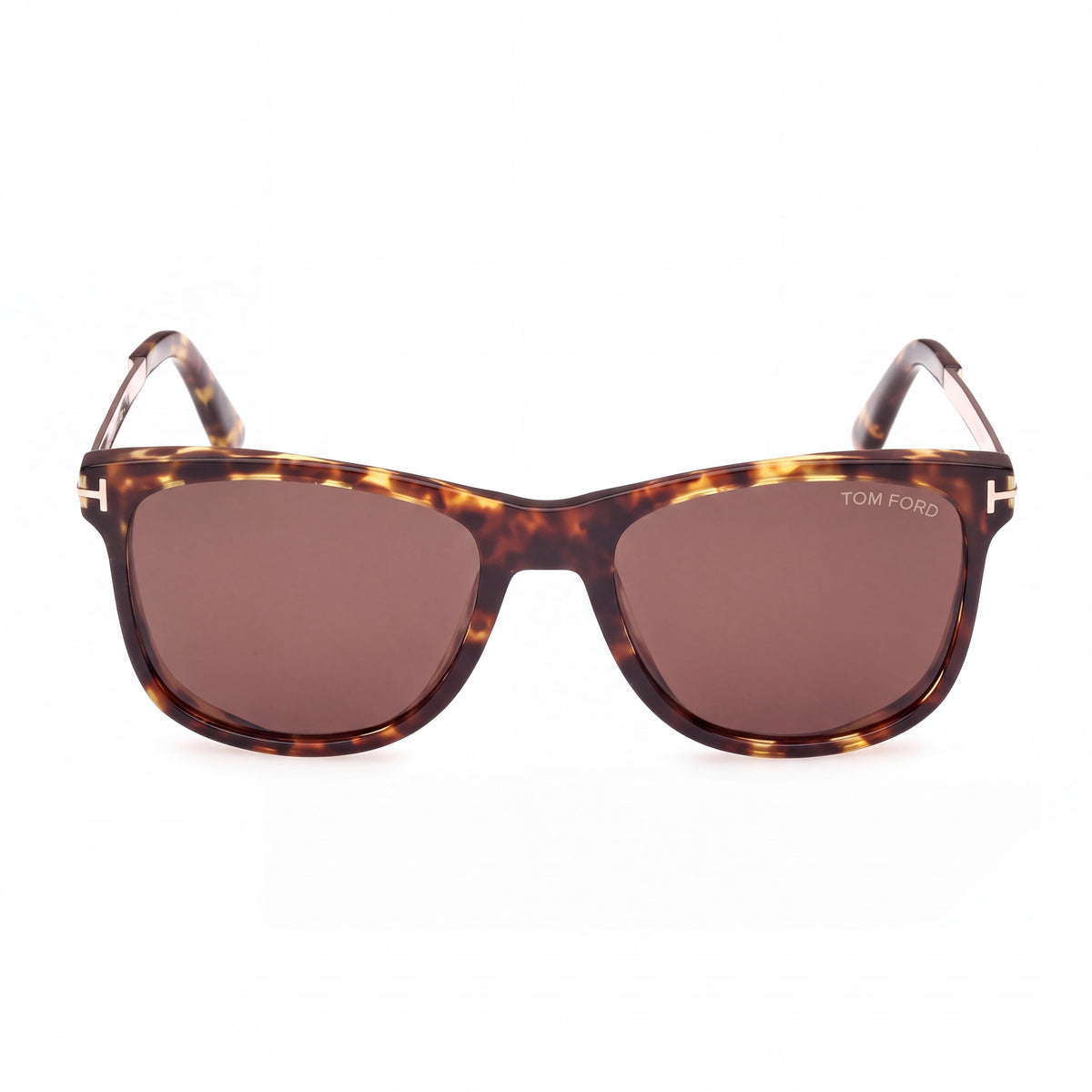 Tom Ford Gafas de Sol Clásicas para Hombre, Plástico Tortuga, Lentes Marrones, Protección UV 100%, 53mm, Photo 2