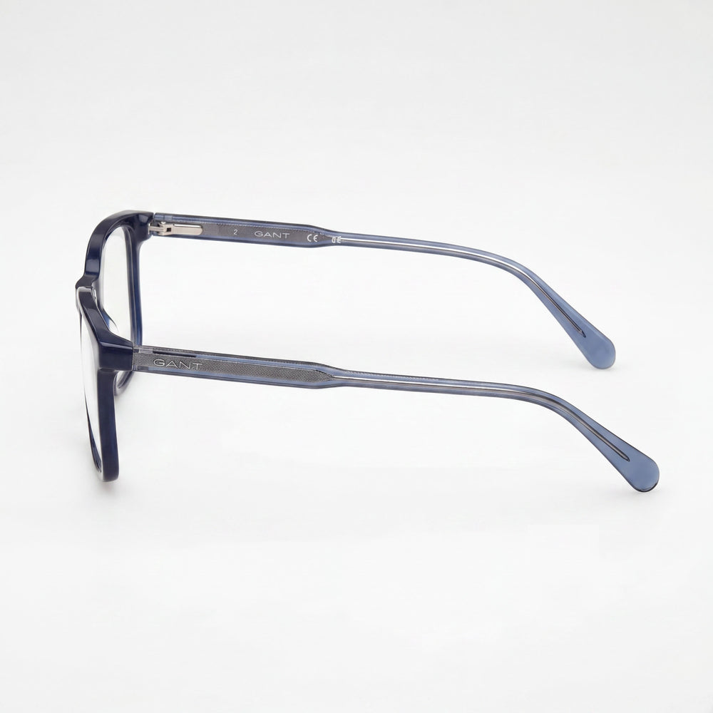 GANT Classic Unisex Full Rim Shiny Blue Plastic Frame with Multicolor Polycarbonate Lens Sunglasses 54-17-145