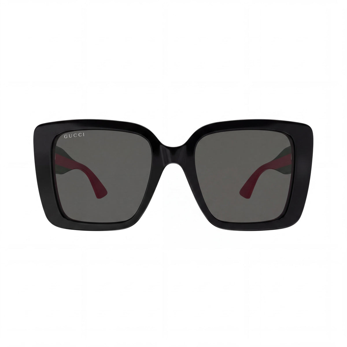 Gafas de sol Gucci Modern unisex de acetato negro con lentes negras, puente de 18 milímetros, varilla de 145 milímetros, Photo 2