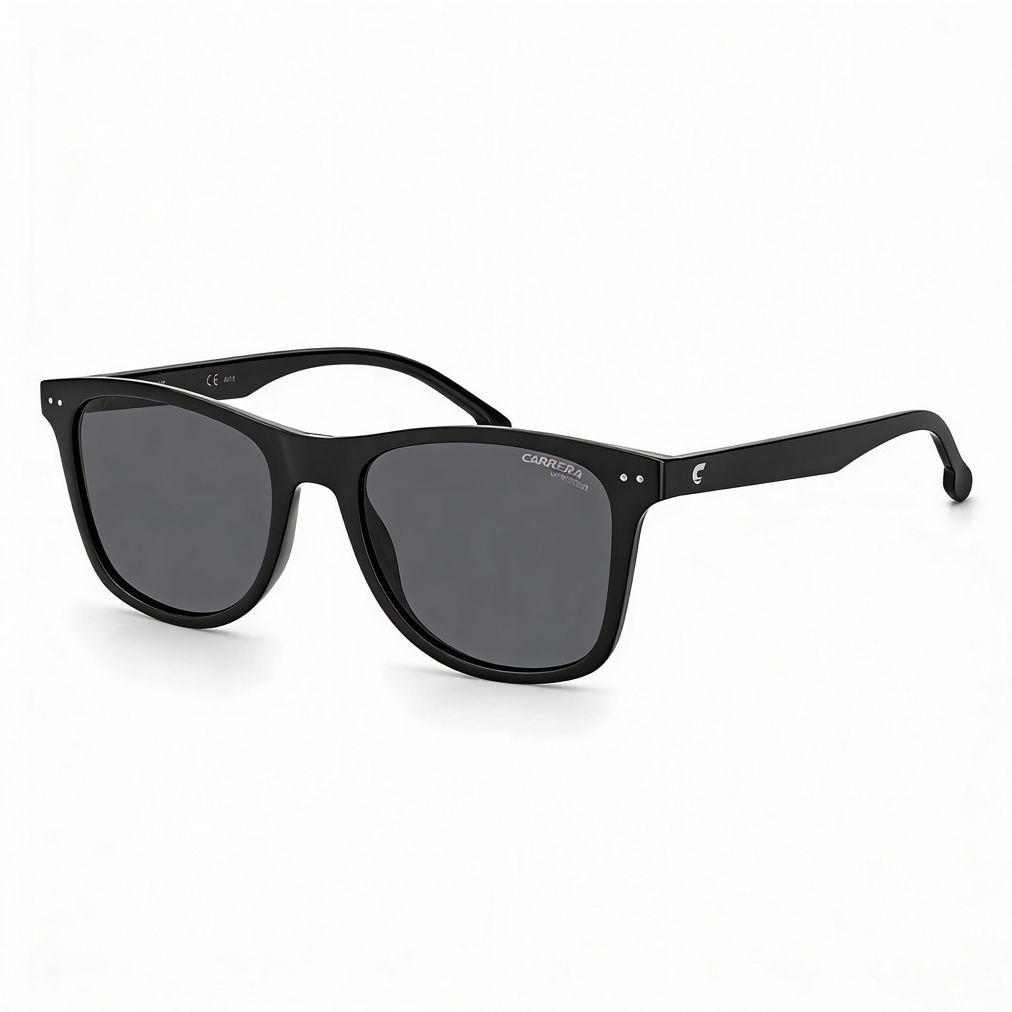 Carrera 2022t/S Unisex Rectangular Injected Polyamide Black Non-Polarized UV Protection Sunglasses 51-18-135, Photo 1
