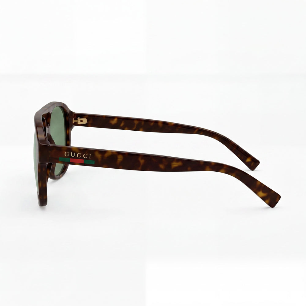 Gafas de sol unisex Gucci Modern GG1856S-002 con montura negra y lentes negras, lentes de 57 mm, puente de 18 mm, patillas de 145 mm