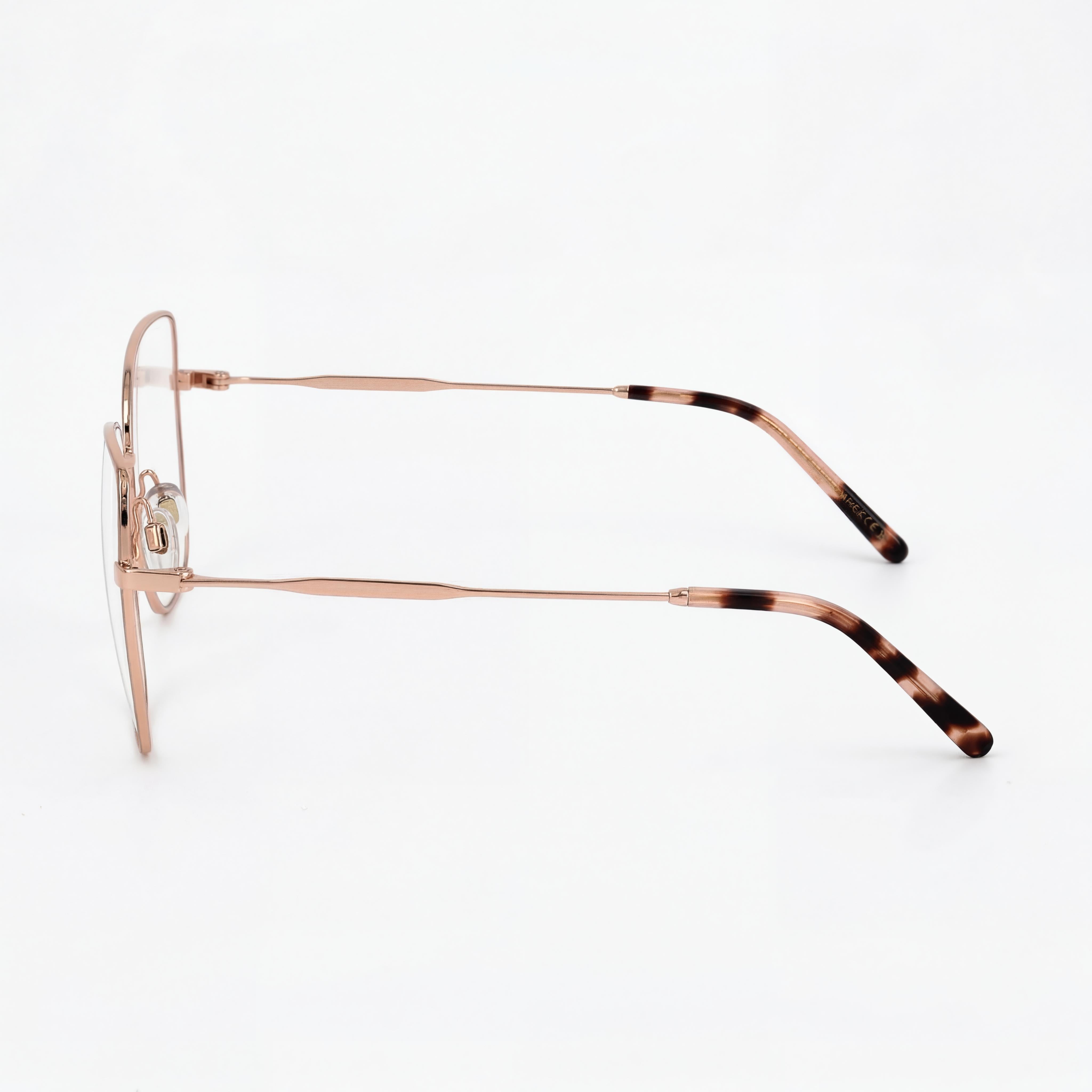 Marc Jacobs Modern Sunglasses for Women with Gold Nude Metal Frame and Polycarbonate Non-Polarized Lenses 55mm, Photo 2