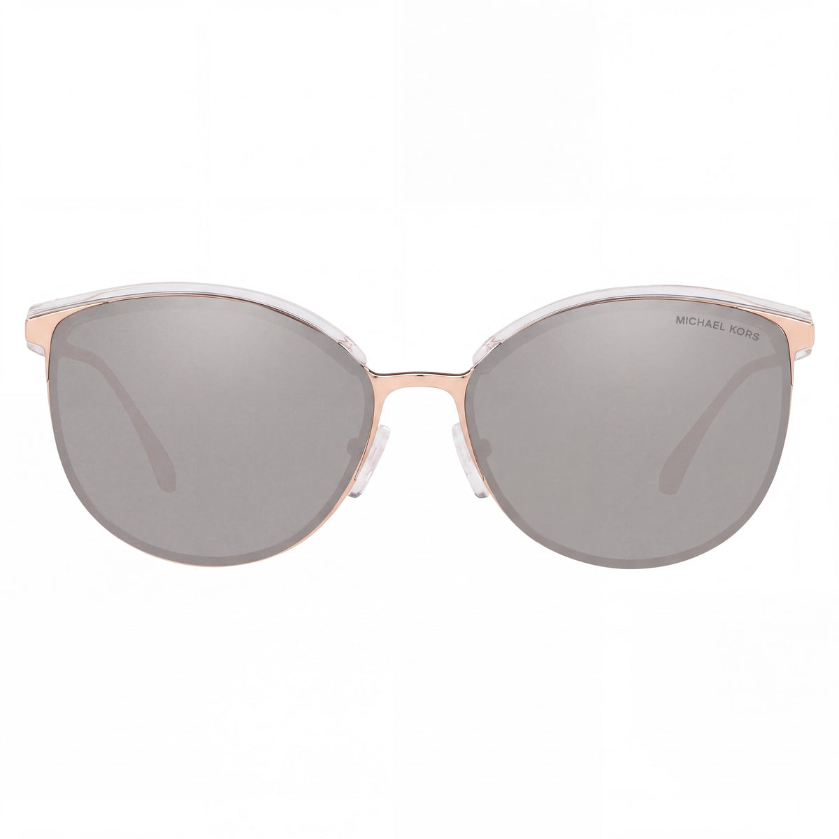 Michael Kors MAGNOLIA MK 1088 para mujer, montura de metal dorado, oro rosa y plateado, lentes plateadas sin polarizar con protección UV, 59-16-140, Photo 2