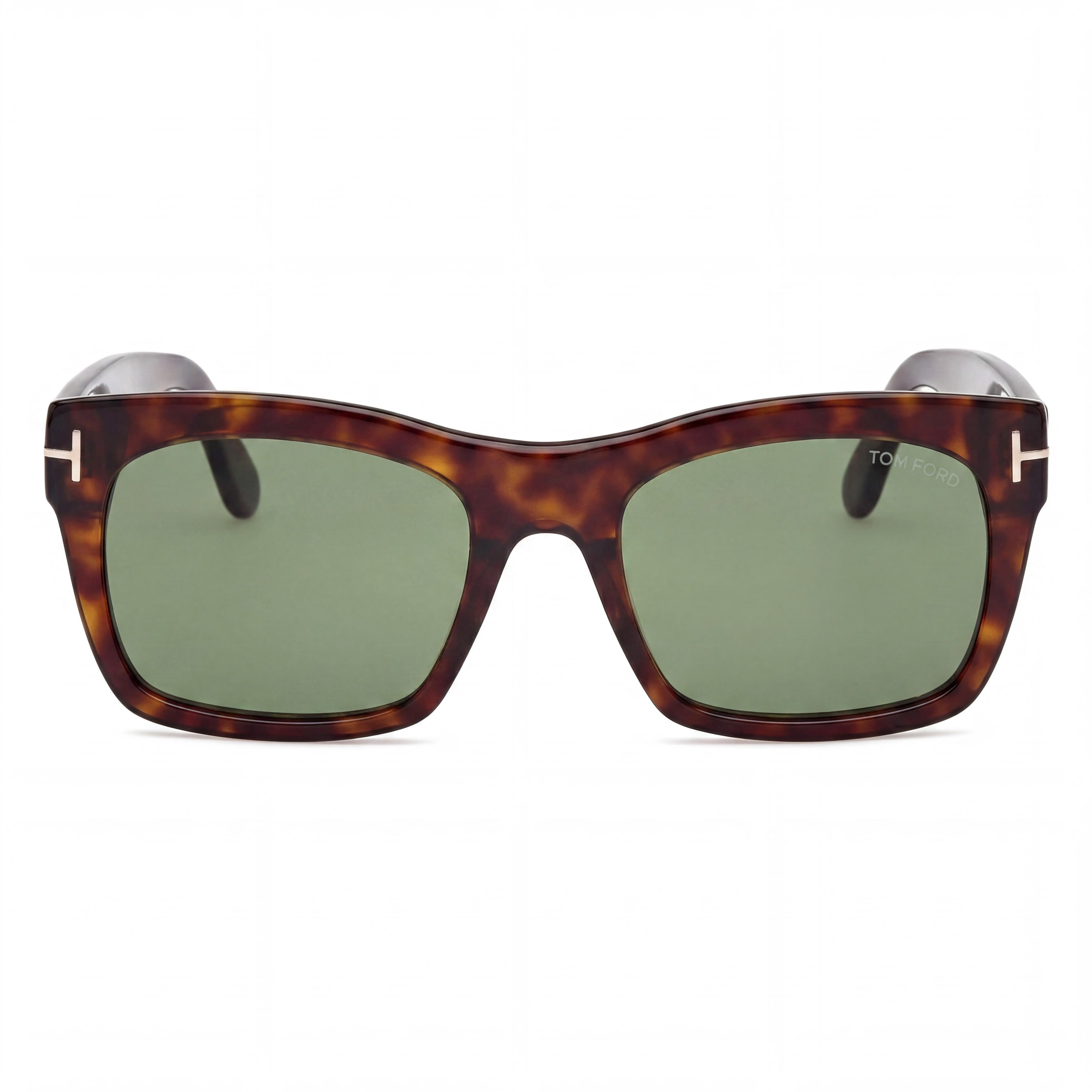 Tom Ford Nico FT1062 Classic Men's Dark Havana Acetate Green Lens UV Protected Sunglasses 56mm, Photo 2