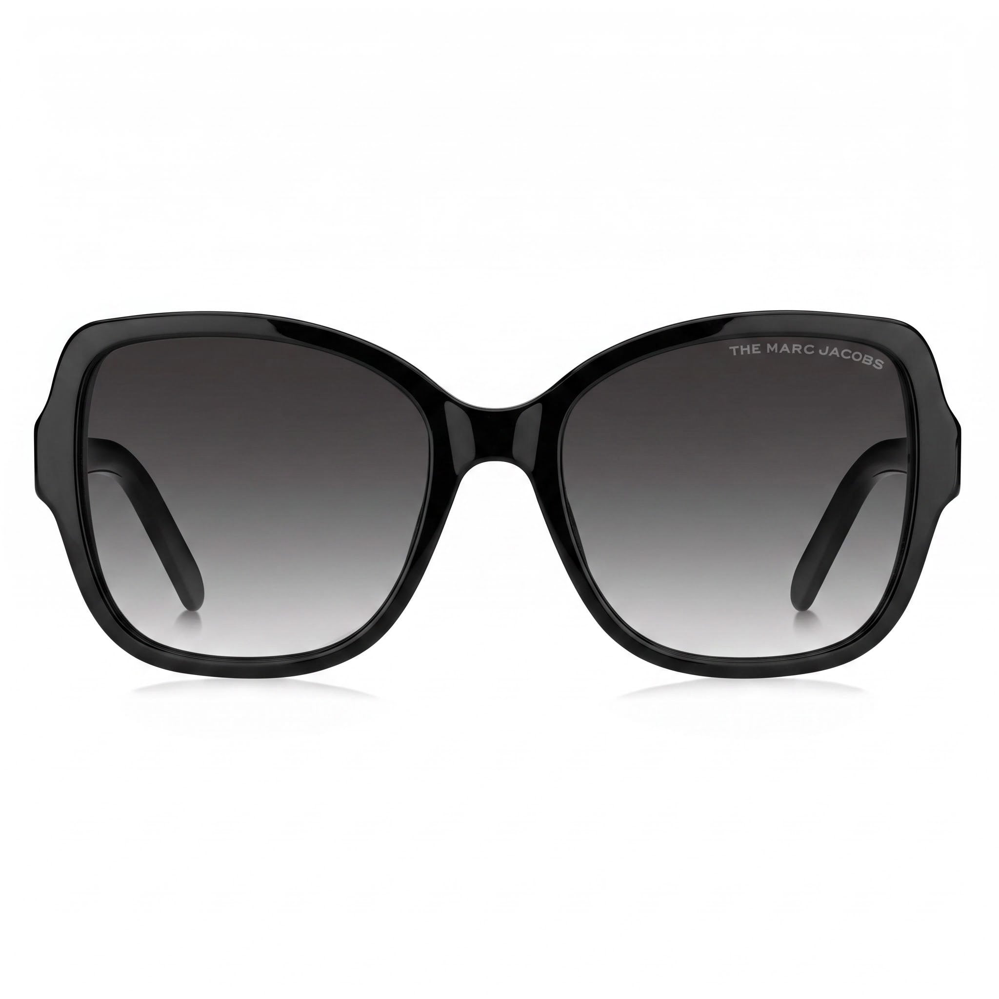 Marc Jacobs MARC 555/S Women's Black Acetate Dark Gray Gradient Non-Polarized UV Protected Sunglasses 55mm, Photo 2