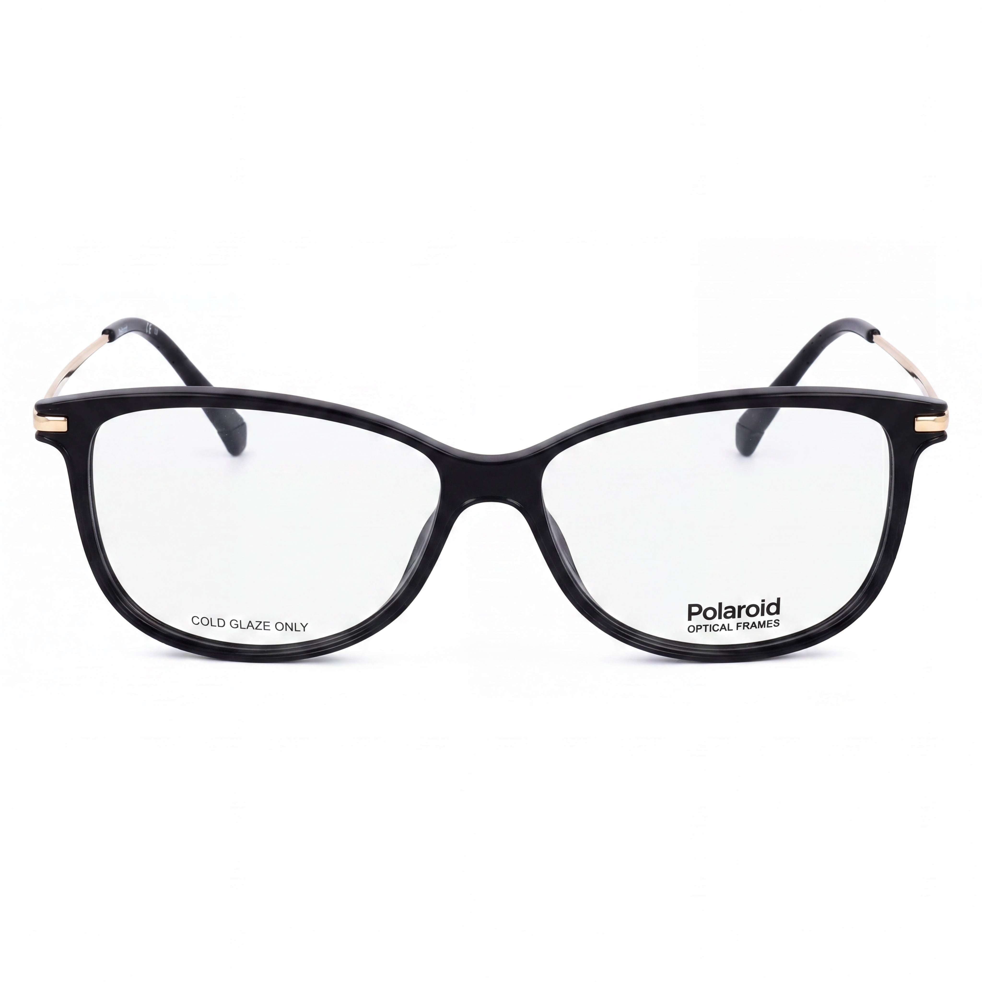 Gafas de sol Polaroid PLD D416 para mujer con montura inyectada de poliamida negra y lentes negras, talla 54, Photo 2