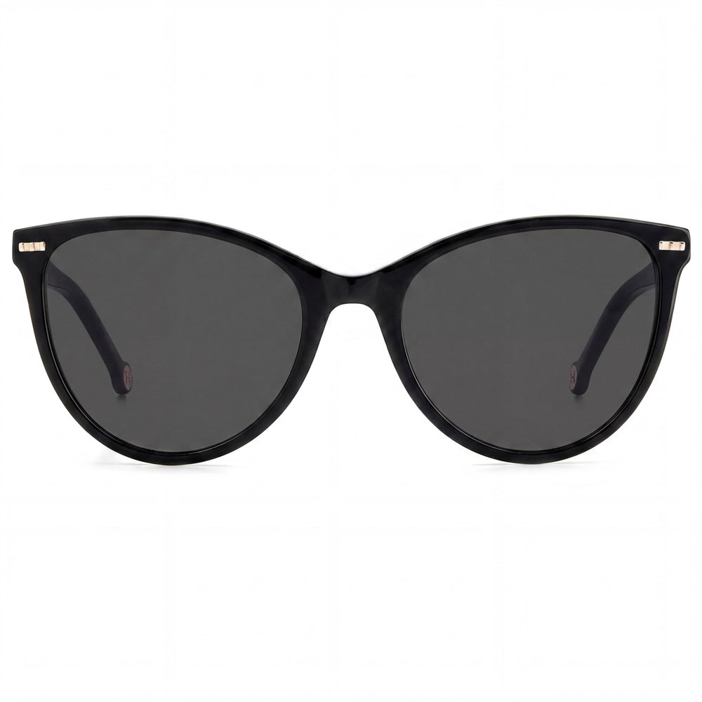 Carolina Herrera HER-0107/S Women's Casual Plastic Black Nude Grey UV Protected Sunglasses 57mm