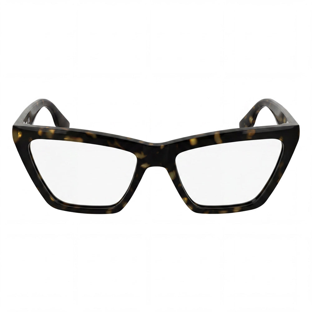 Montura de acetato para gafas de mujer KARL LAGERFELD Kl6195 en carey oscuro con lente de 54 mm y patillas de 140 mm
