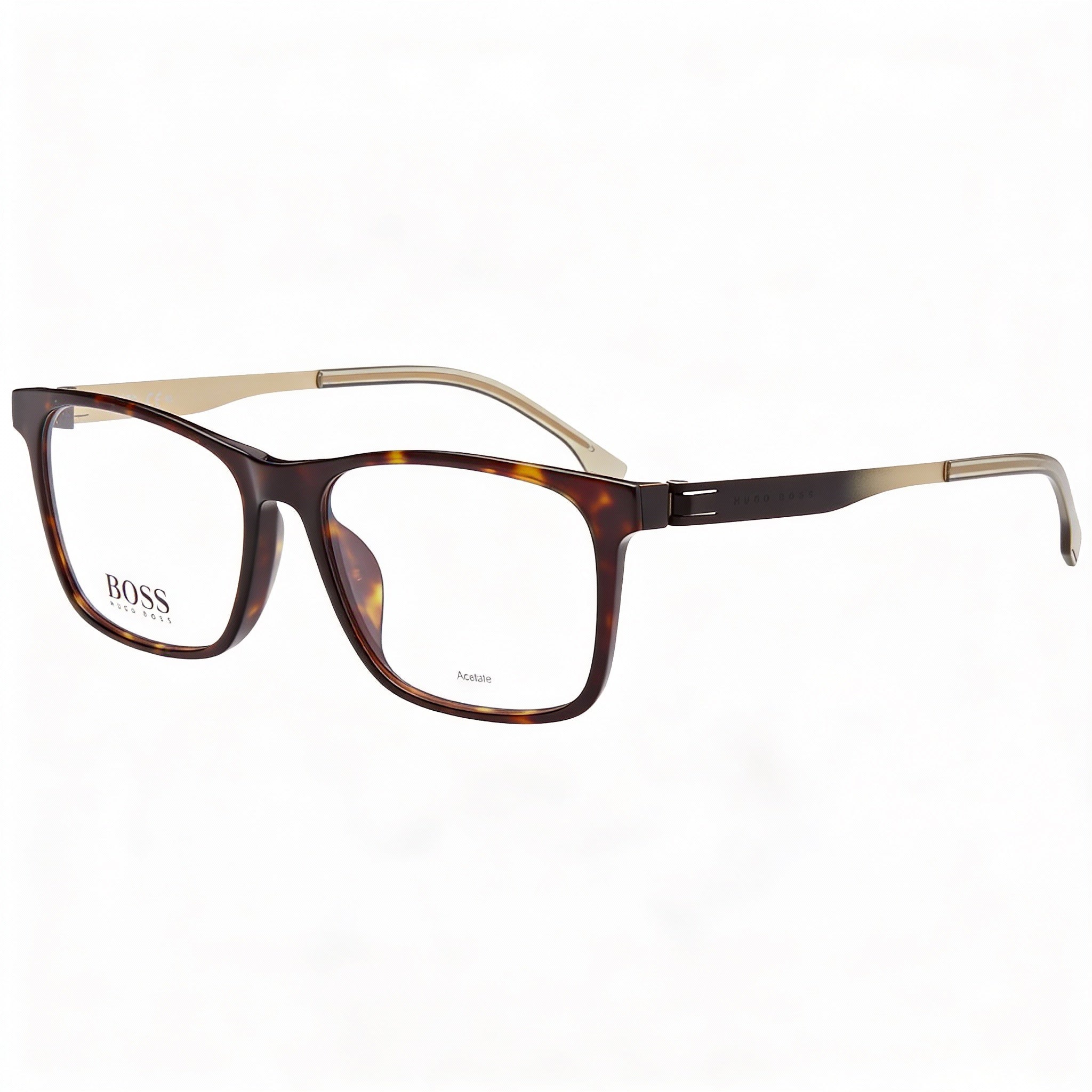 BOSS 1343/F Unisex Sunglasses, Plastic Frame, Polycarbonate Lenses, Havana 54mm, Photo 3