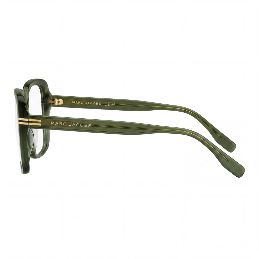 Marc Jacobs Classic Women's Eyewear featuring Green Plastic Frame and Non-Polarized Multicolor Lenses 55mm