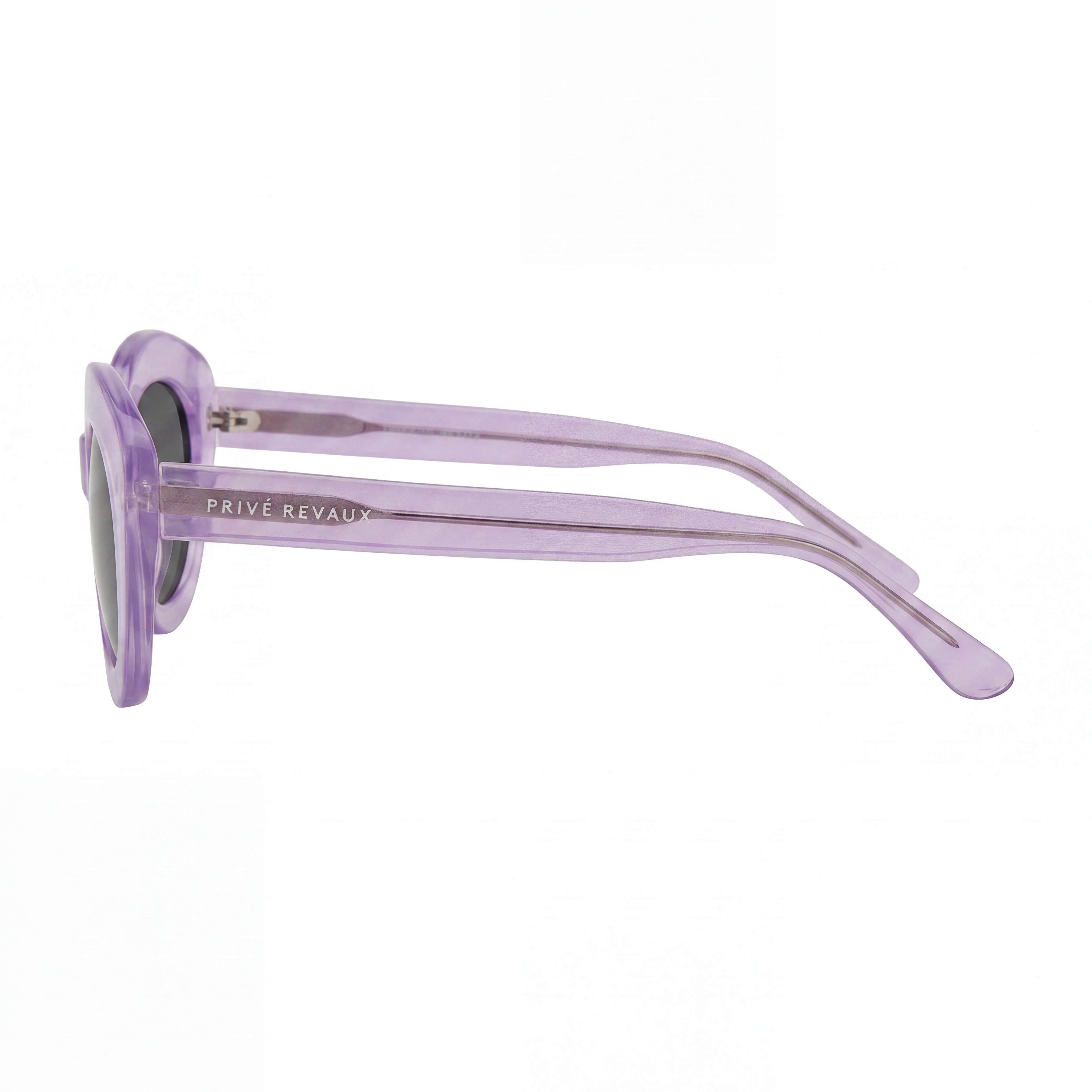 PRIVÉ REVAUX No Concept Women's Lilac Propionate Frame Grey UV Protected Sunglasses 50-22-145, Photo 3