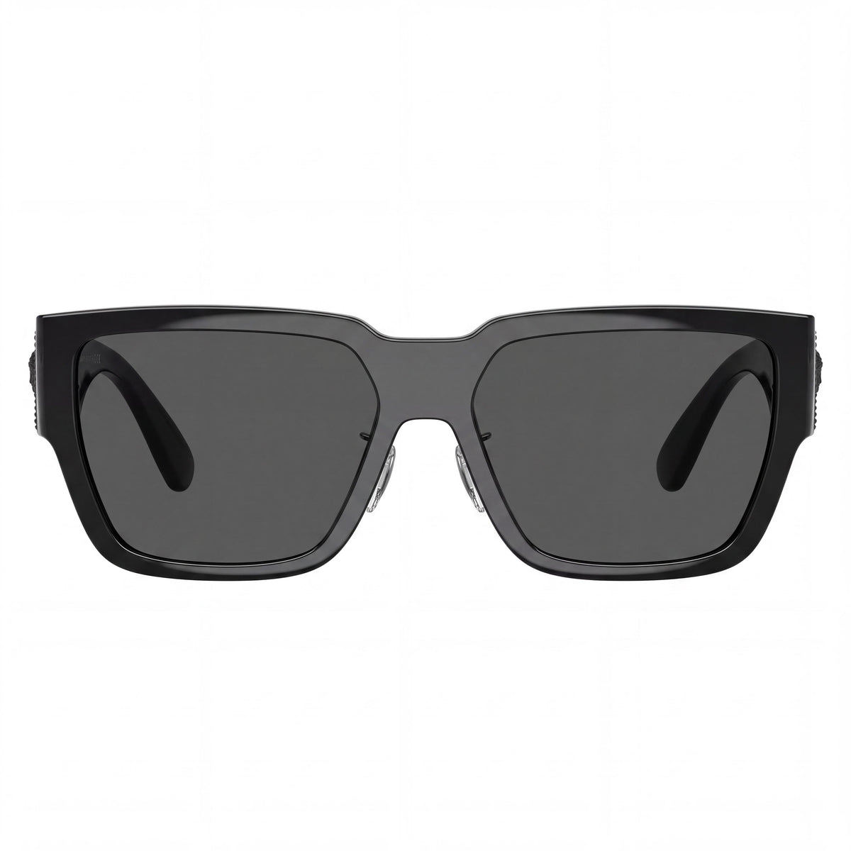 Versace Ve 4483d Unisex Rectangle Sunglasses, Black Dark Grey, UV Protection, Size 57-16-140, Photo 2