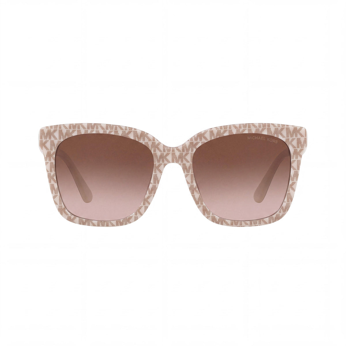 Michael Kors 2163f 310313 55 Women's Square MK Repeat Vanilla Plastic Frame Brown Gradient 100% UV-protective Lenses 55mm, Photo 2