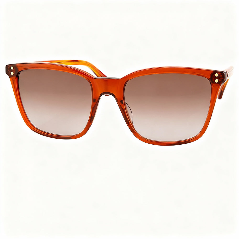 kate spade new york Pavia/G/S Women's Brown Shaded Plastic Non-Polarized Gradient Sunglasses 55/19/140