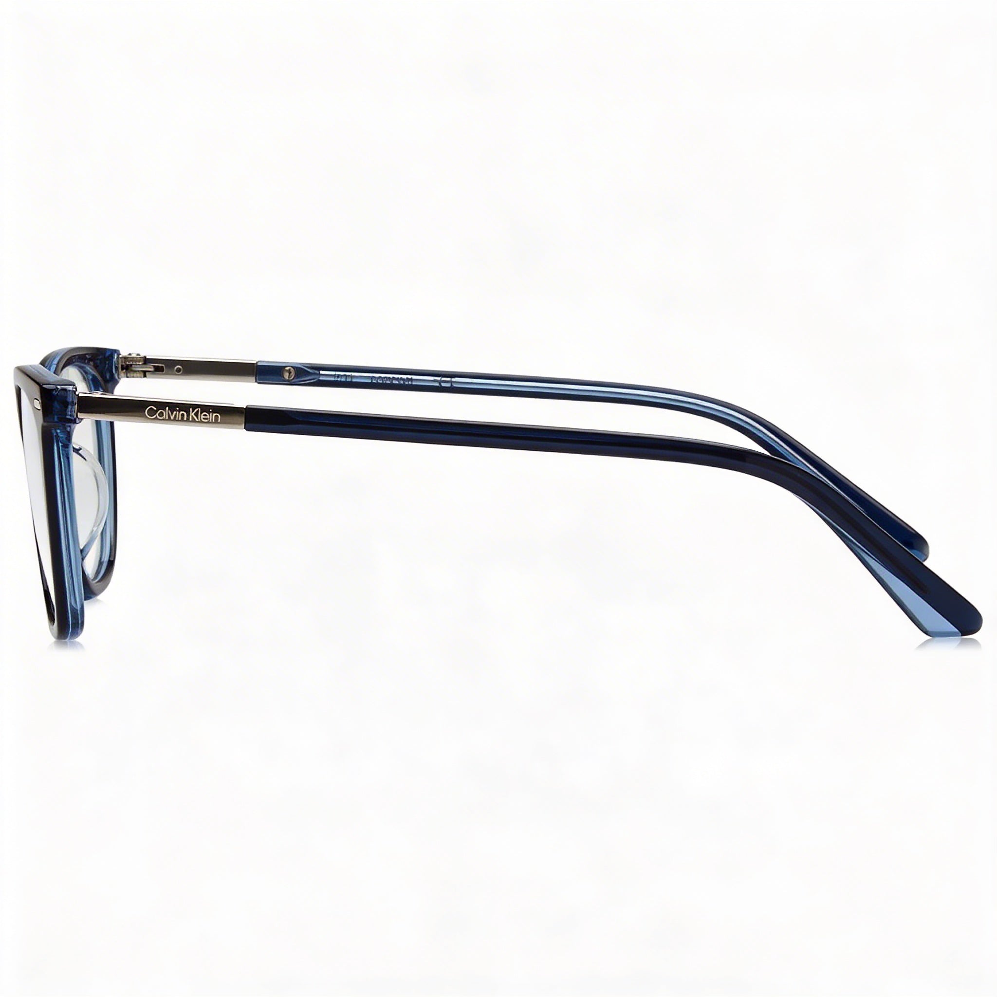 Calvin Klein Ck22506 Unisex Eyewear Frame crafted from Blue Acetate, featuring a 52mm Lens Width, Photo 3