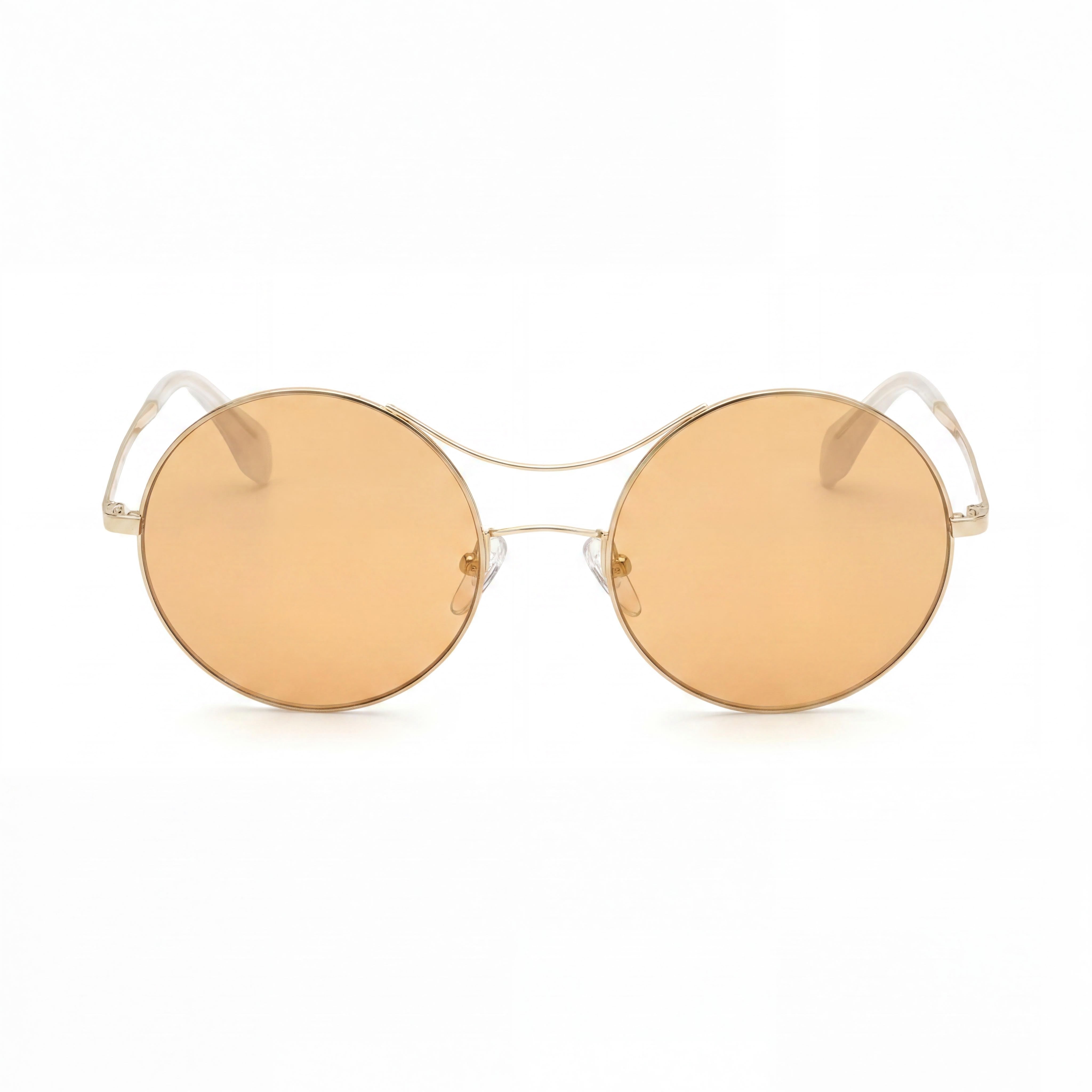 Gafas de sol adidas Originals Contemporaneo para mujer, con degradado de espejo marrón, metal dorado y protección UV 100 %, 57 mm, Photo 2