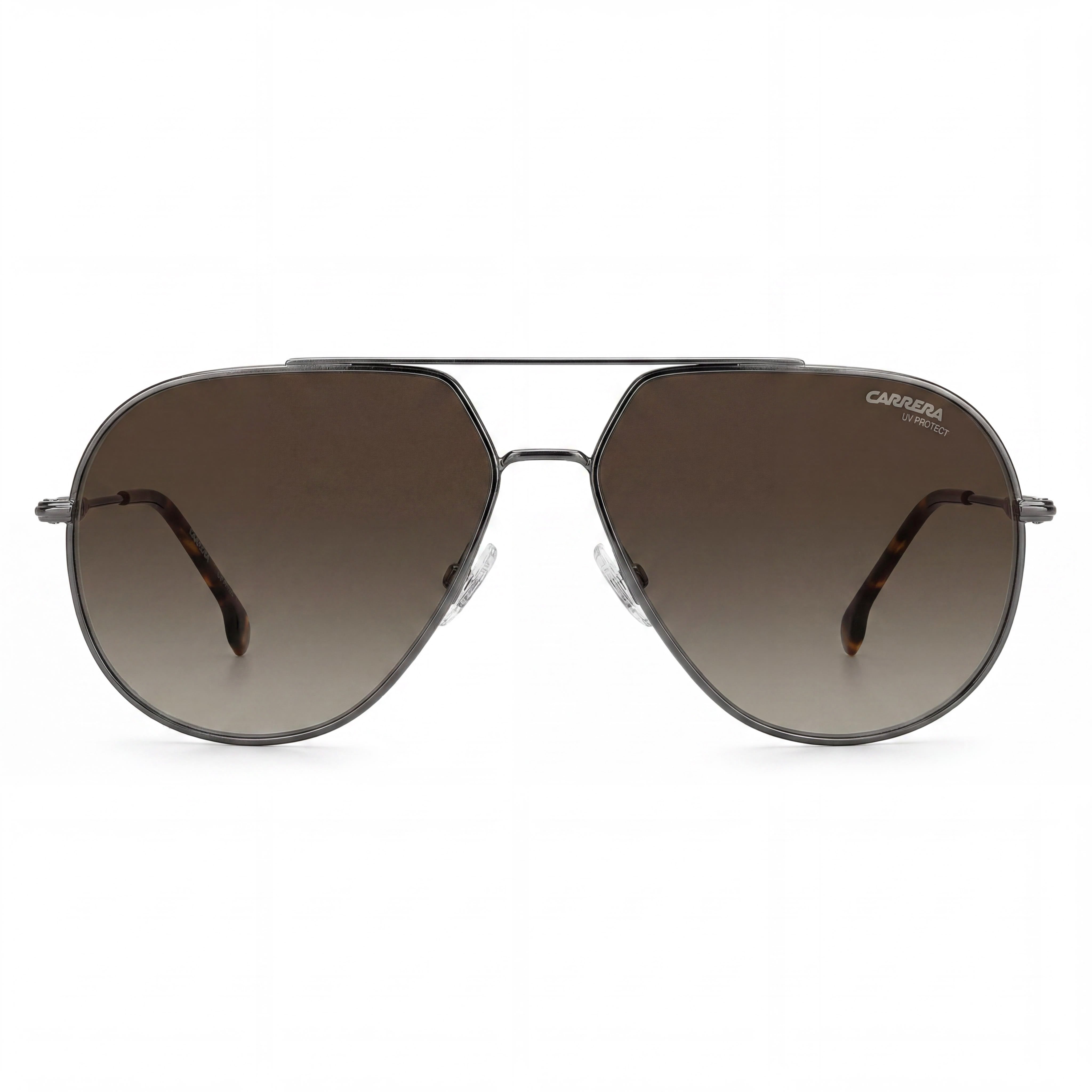 Carrera 274/S - Gafas de piloto unisex de acero inoxidable, color marrón rutenio oscuro, lentes degradadas en gris y marrón, 61 mm, protección UV, Photo 2