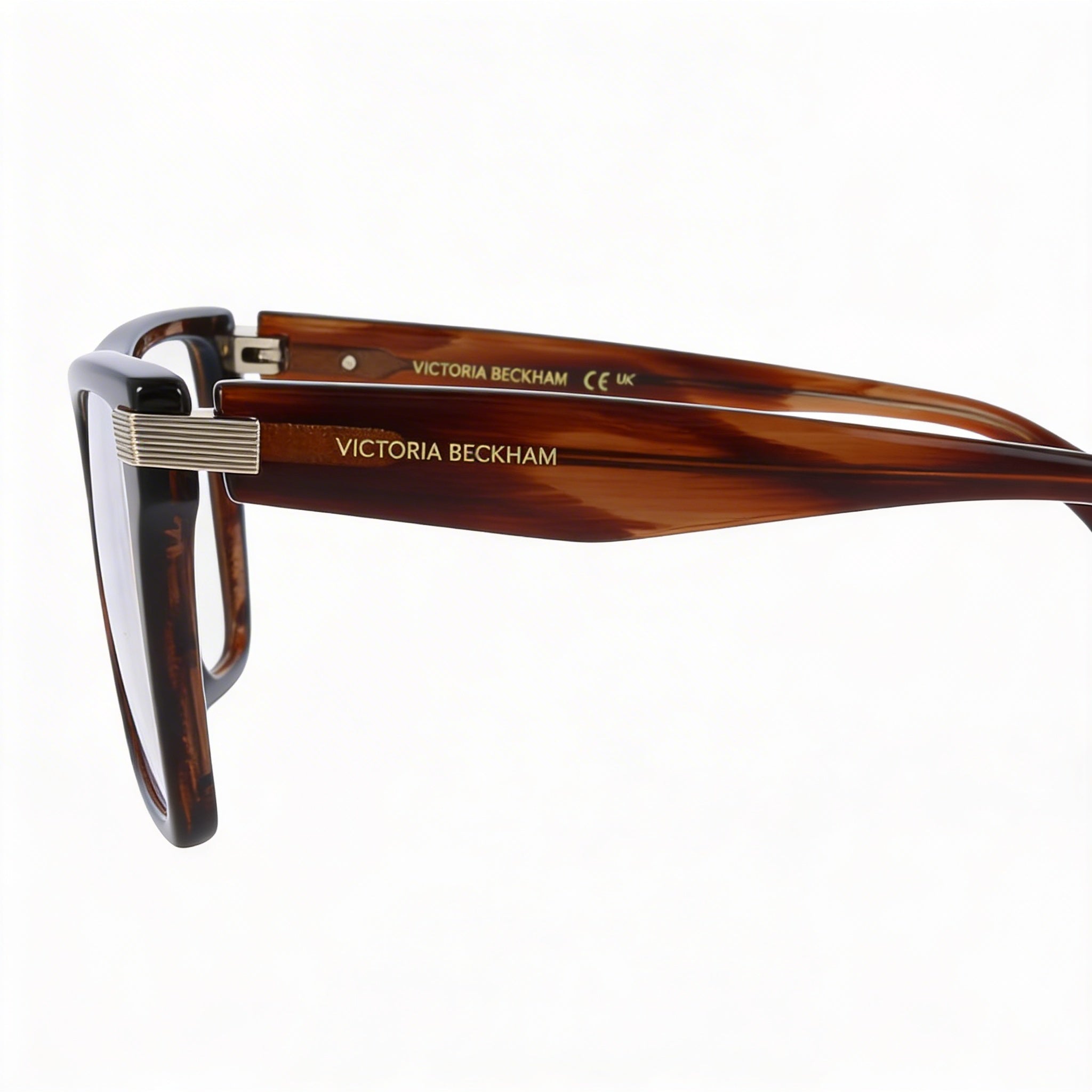 Monturas de gafas Victoria Beckham Vb2677 para mujer, color marrón, con lentes graduadas. Ancho de lente: 53 mm, puente: 15 mm, patilla: 140 mm., Photo 2