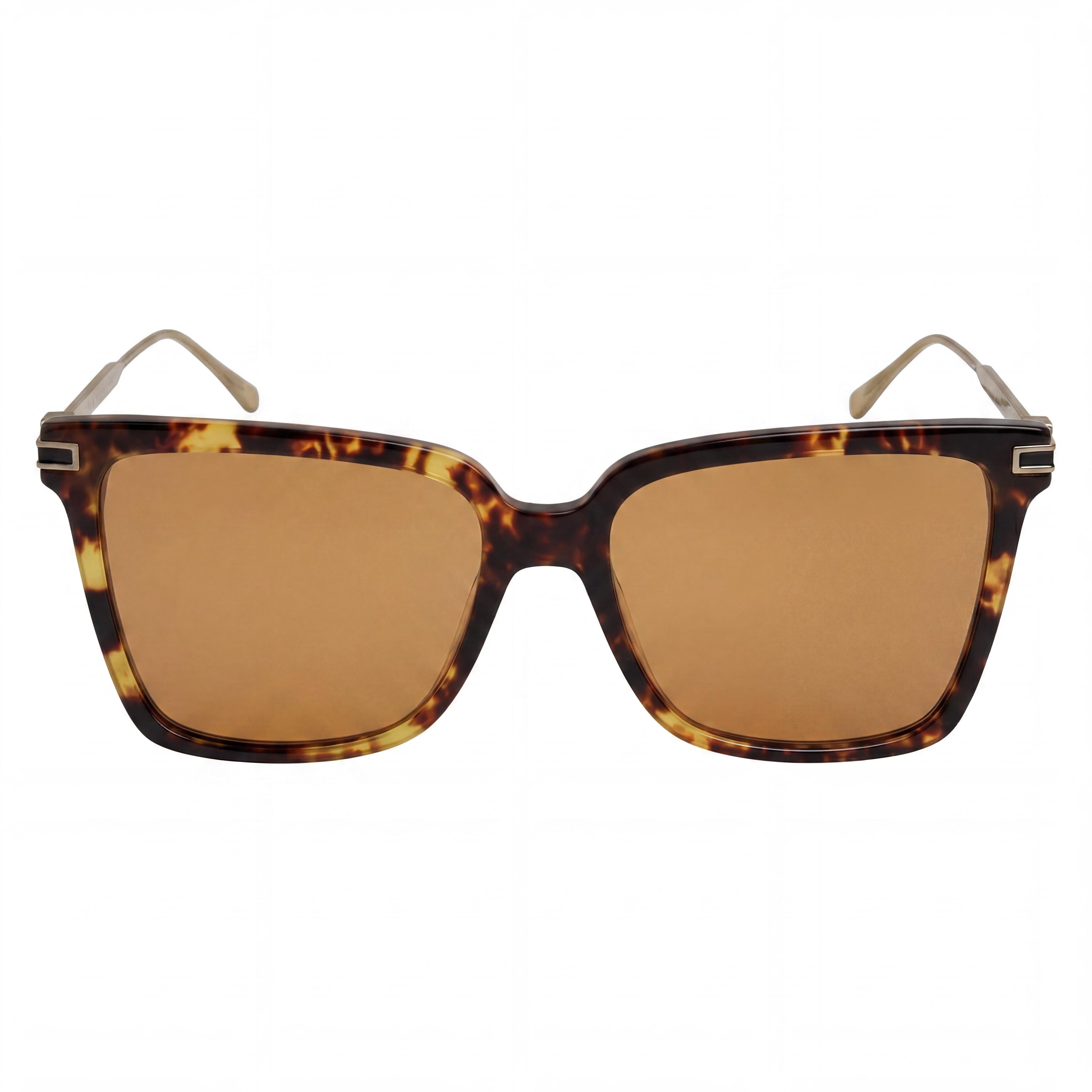 Gafas de sol Ferragamo para hombre Sf2036s con montura de titanio carey oscuro y lentes de policarbonato 56-16-140, Photo 2