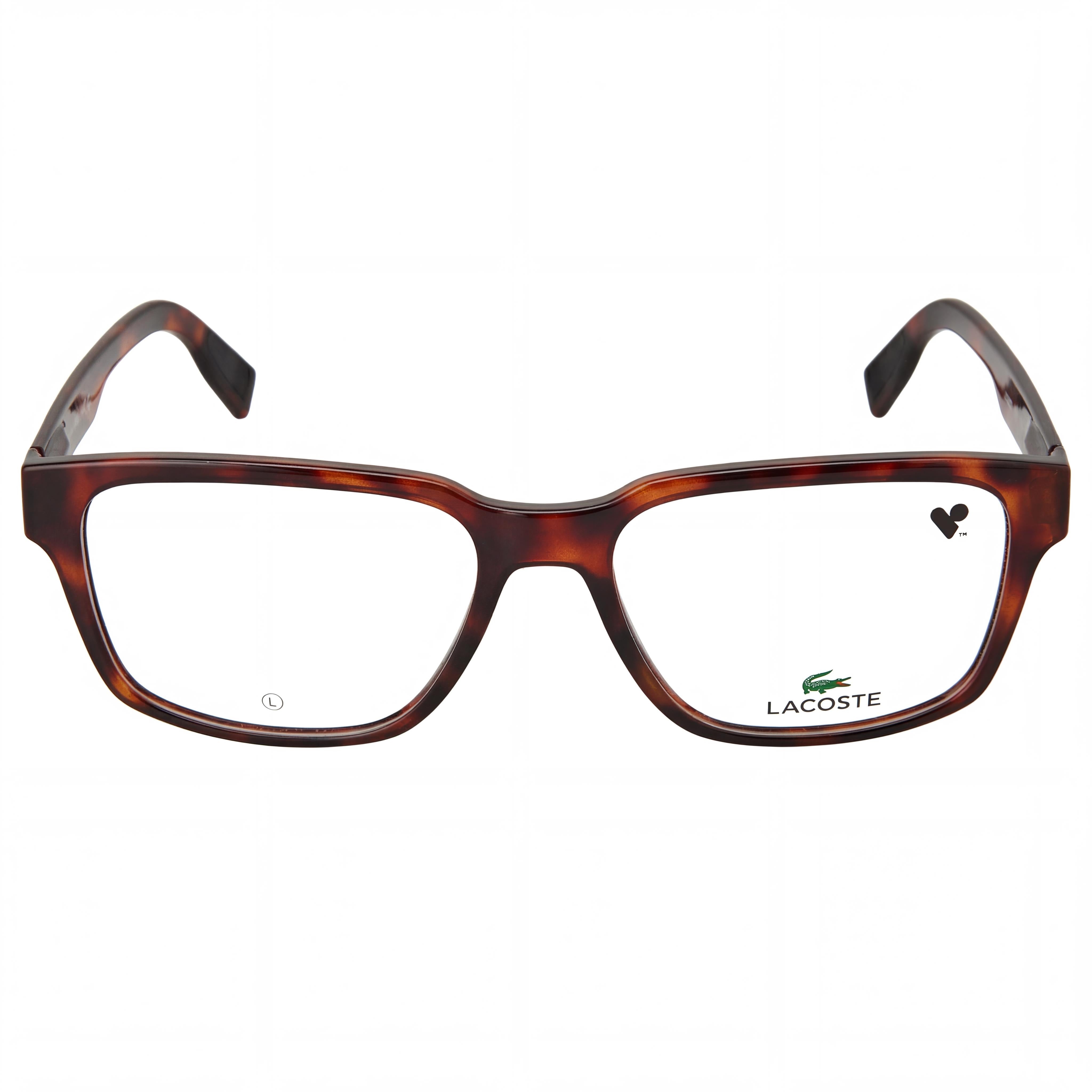 Gafas de hombre Lacoste L2927 Rectangulares Havana INYECTADAS No Polarizadas 56mm, Photo 2