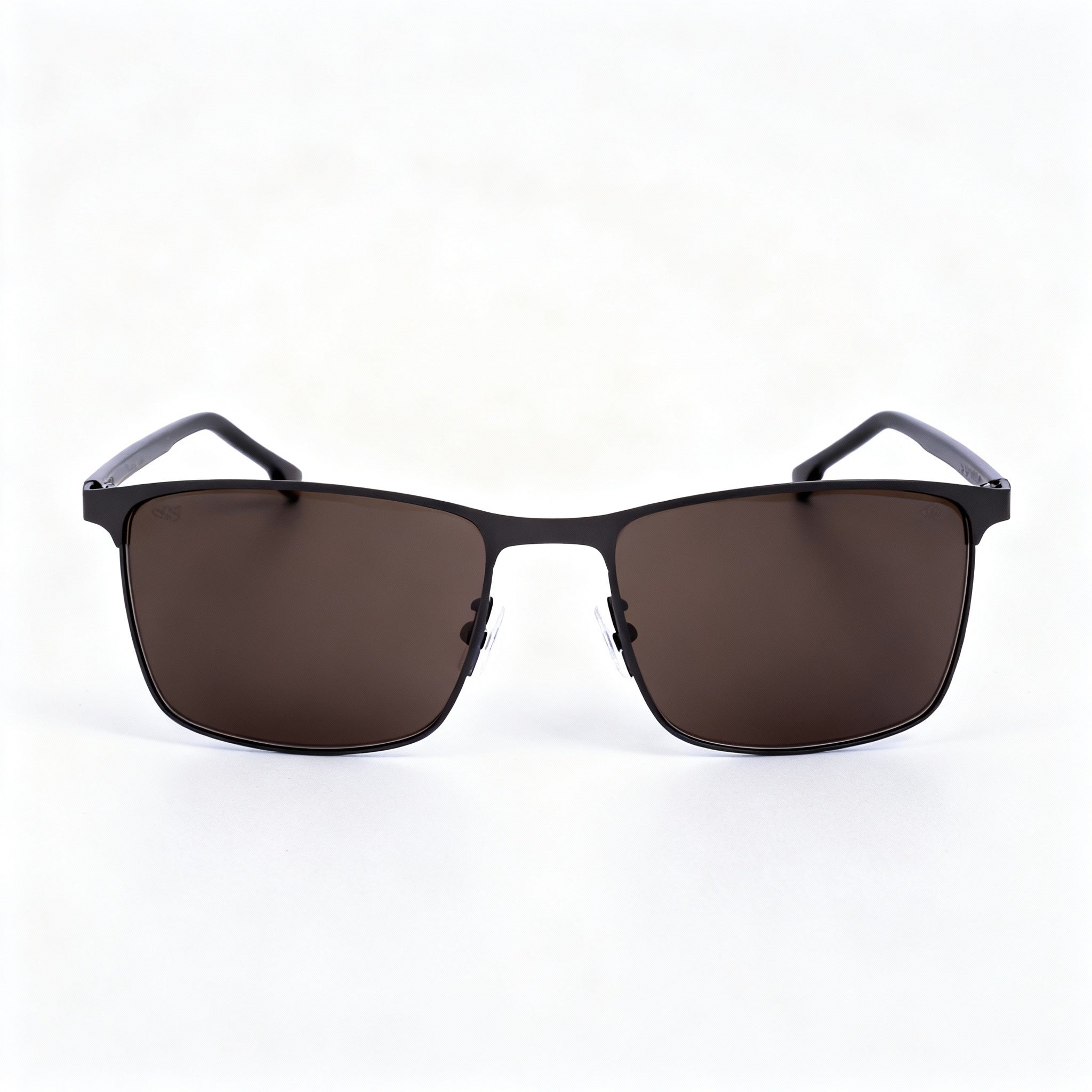 BOSS 1635/S Men's Casual Stainless Steel Sunglasses, Matt Dark Ruthenium/Brown Non Polarized, 57-17-150