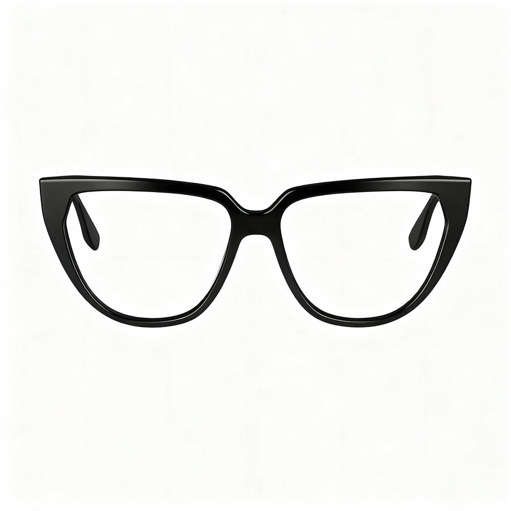 Victoria Beckham Modern Women's Black Acetate Frame Sunglasses with Black Non-Polarized Lenses, 54mm Lens Width