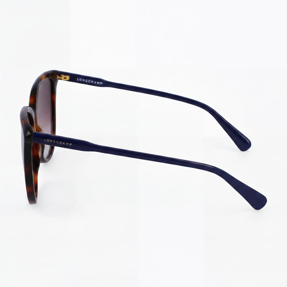 Gafas de Sol Unisex Longchamp Modern LO718S con Montura de Acetato Havana y Lentes de Policarbonato, Talla 56-16-140