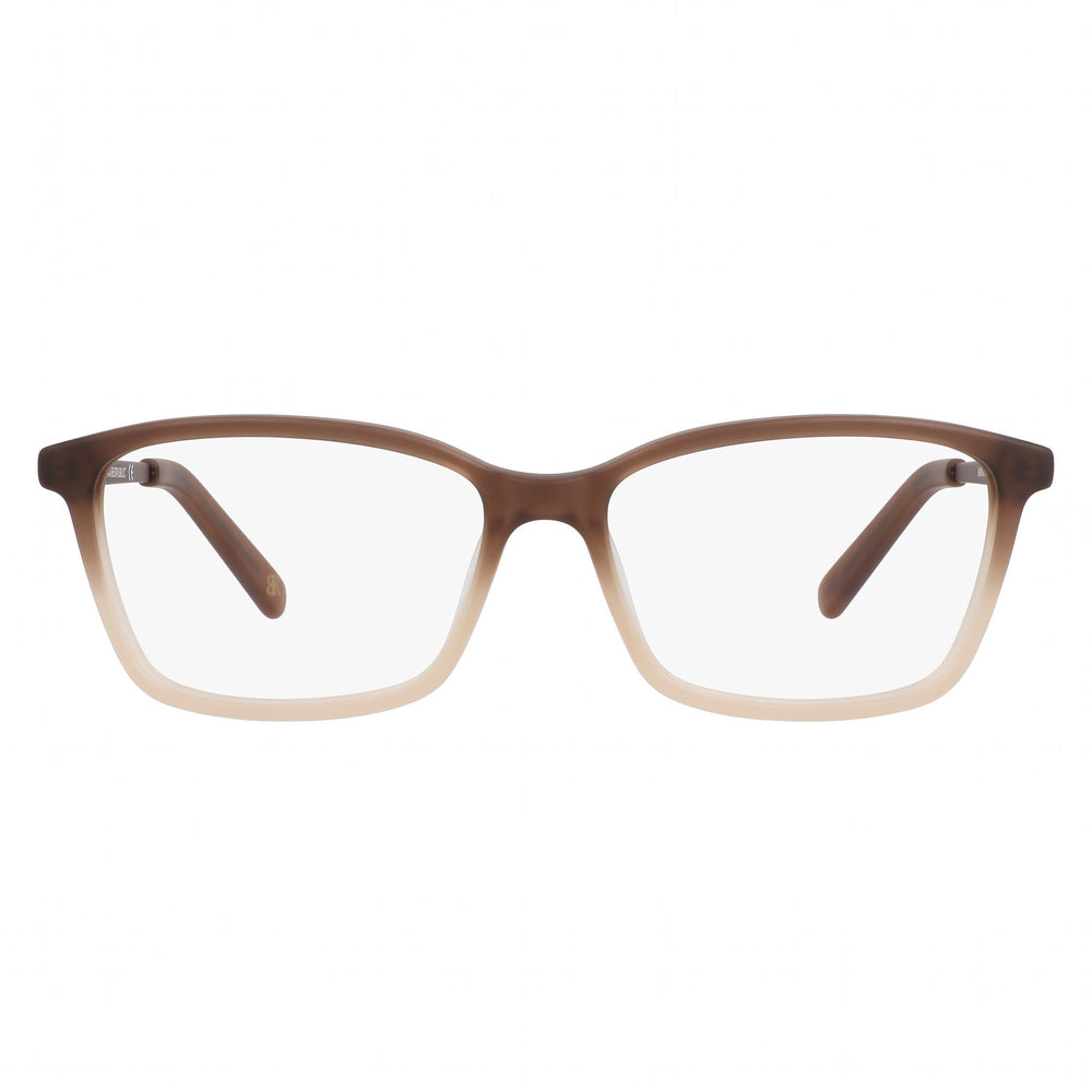 BANANA REPUBLIC Cate/N Women's Rectangle Shape Eyeglasses with Matte Brown Plastic Frame 51mm