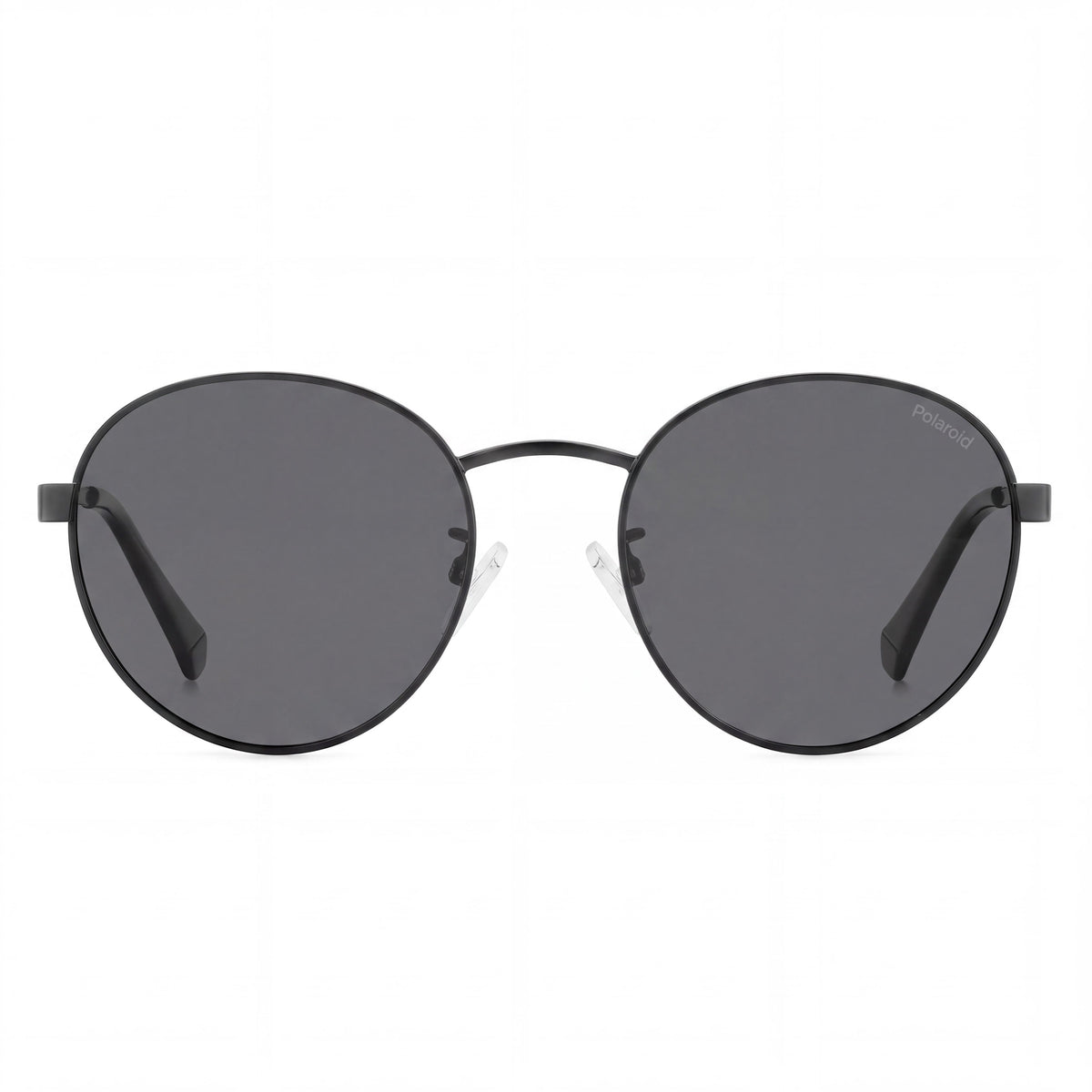 Polaroid Classic Unisex Matte Black Stainless Steel UV Protected Grey Polarized 52mm Sunglasses, Photo 2