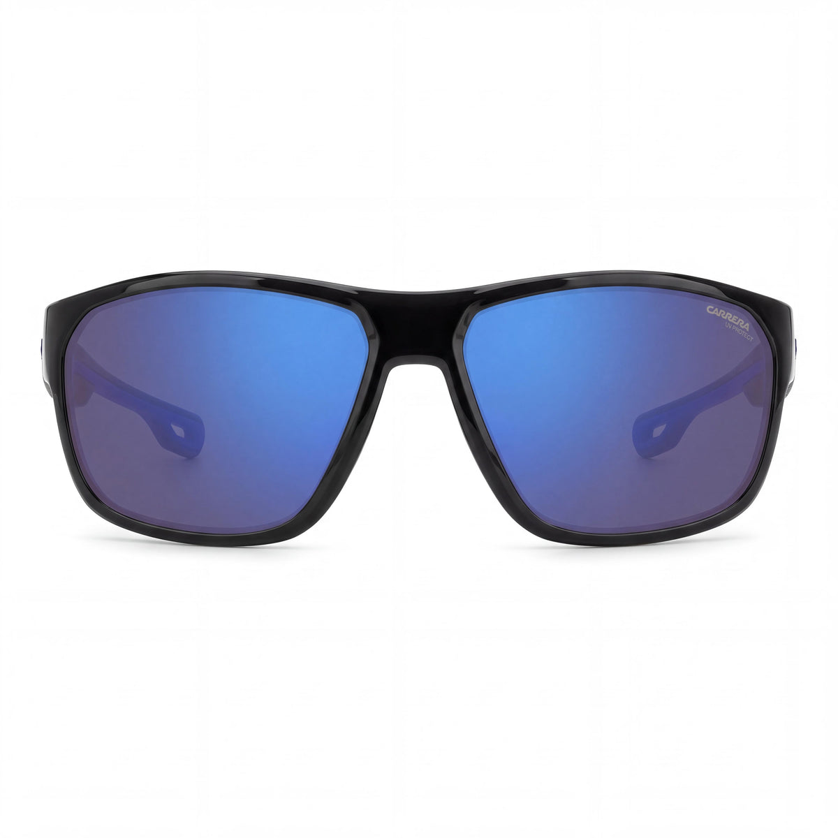 Gafas de sol Carrera Casual para hombre, de poliamida ecológica, color negro y azul, lentes multicapa azules, 100 % protección UV, 63-16-135, Photo 2