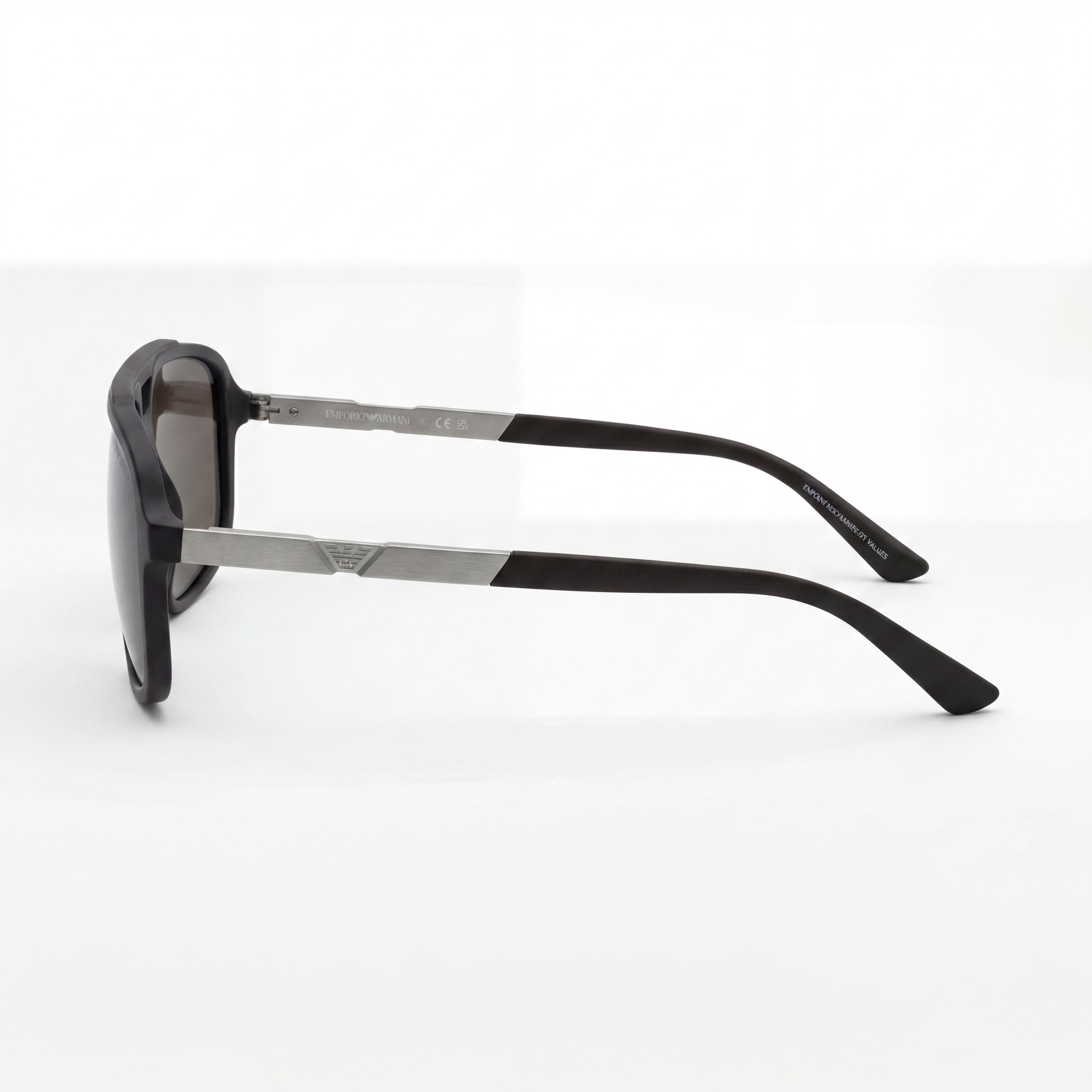 Emporio Armani Ea4236u Universal Fit Men's Dark Brown Frame Brown Lens Plastic UV Protection Sunglasses, 59mm, Photo 3