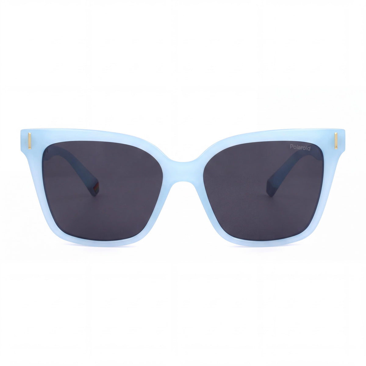 Polaroid 6192/S Sky Blue Black Polycarbonate Grey Polarized UV Protected Sunglasses for Women 54mm, Photo 2