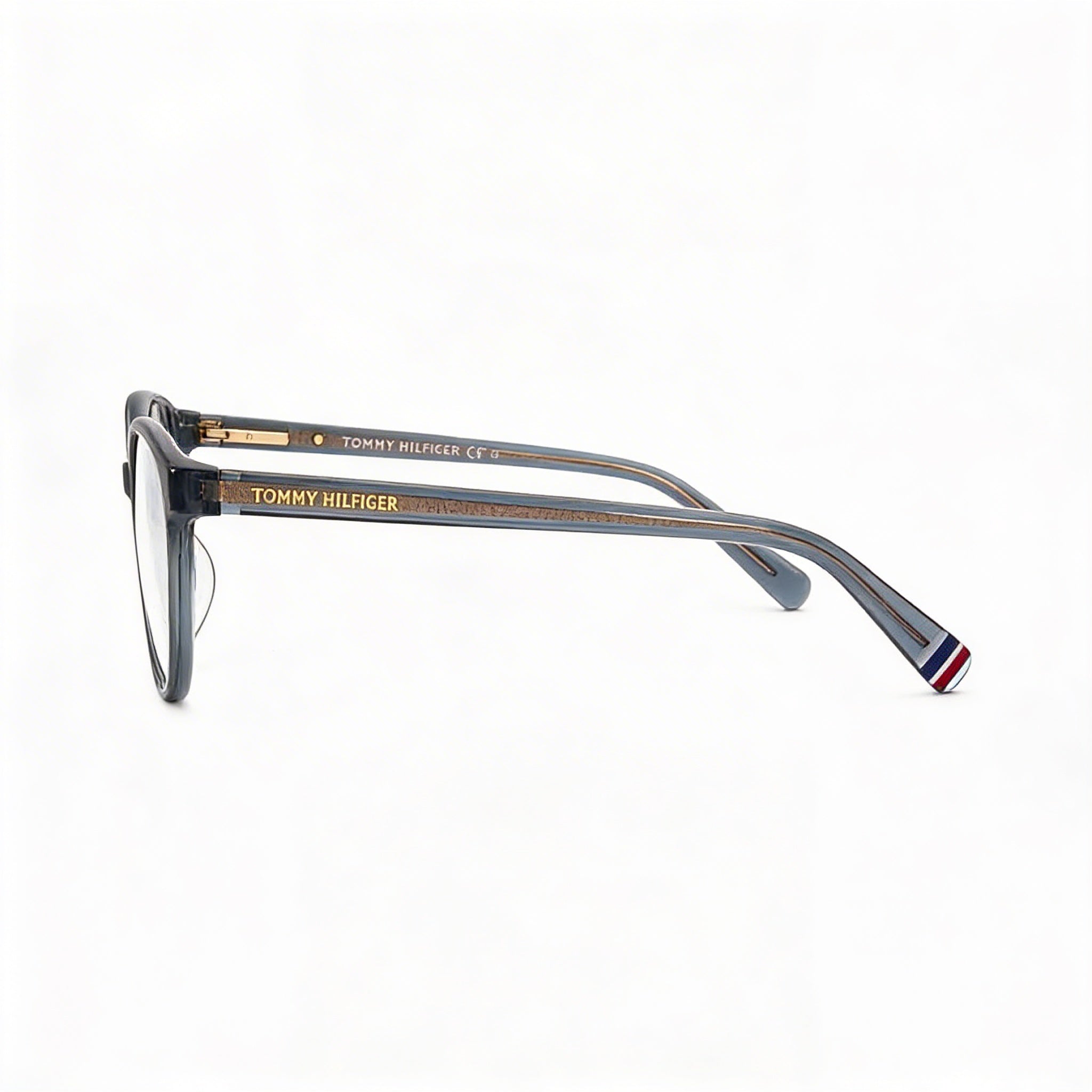 Tommy Hilfiger Modern Women's Eyewear featuring Acetate Grey Frame and Polycarbonate Lenses, 51mm, Photo 3