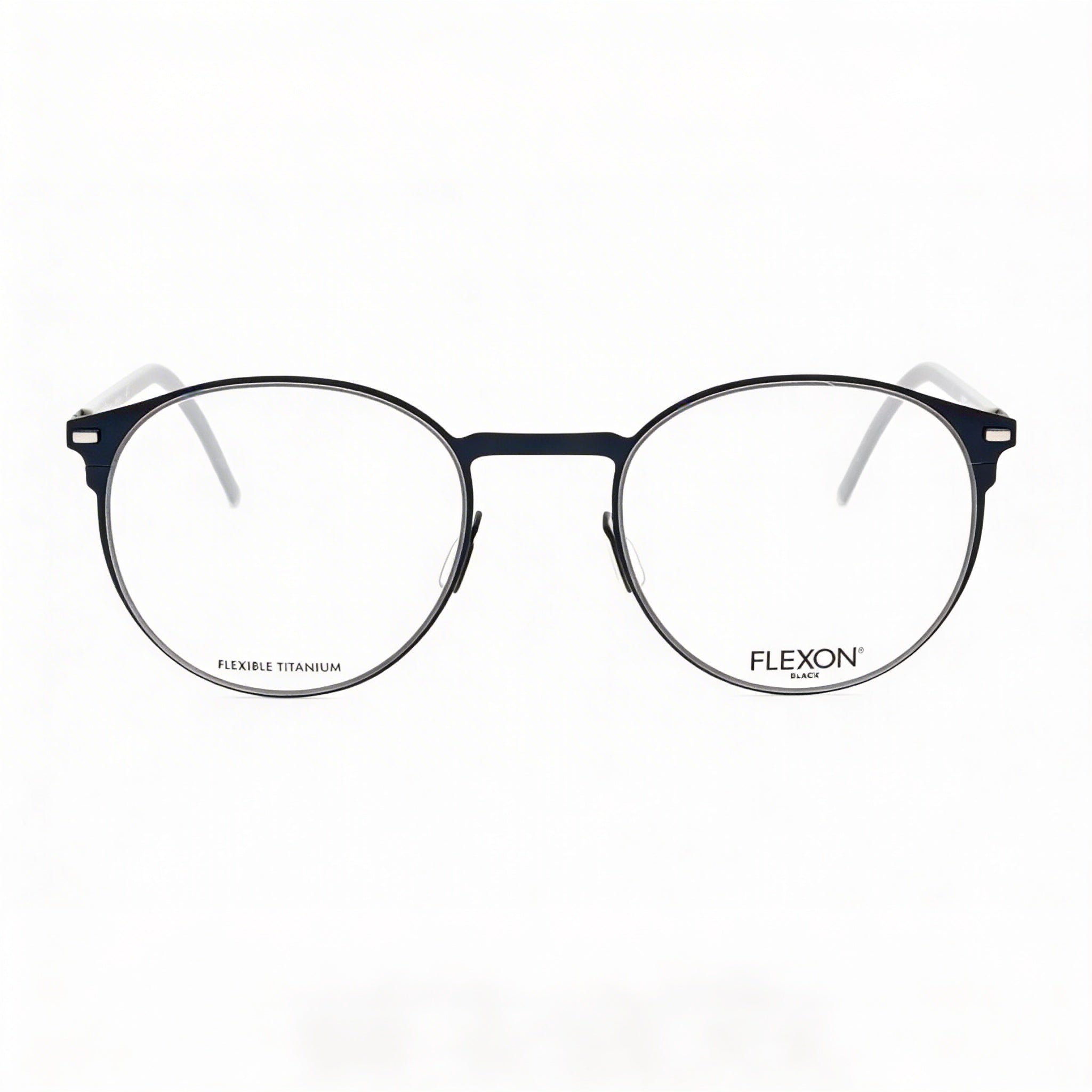 Flexon B2075 Unisex Eyeglasses, Acetate Frame in Navy, Lens Width 49mm, Bridge 21mm, Temple 145mm, Photo 4