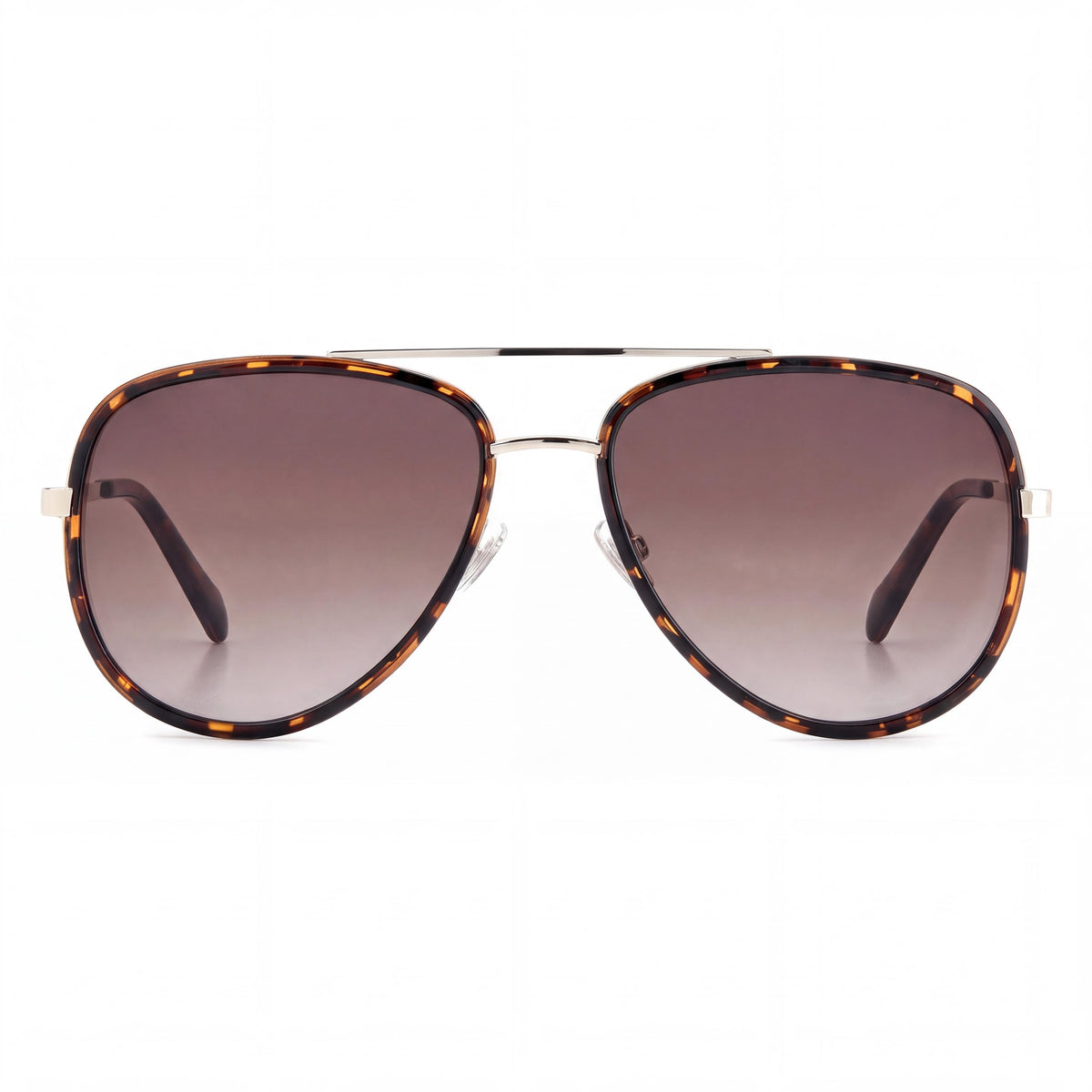 Fossil Fos 2147/G/S Women's Pilot Havana Sunglasses, Brown Shaded Lenses, 100% UV Protection 59mm, Photo 2