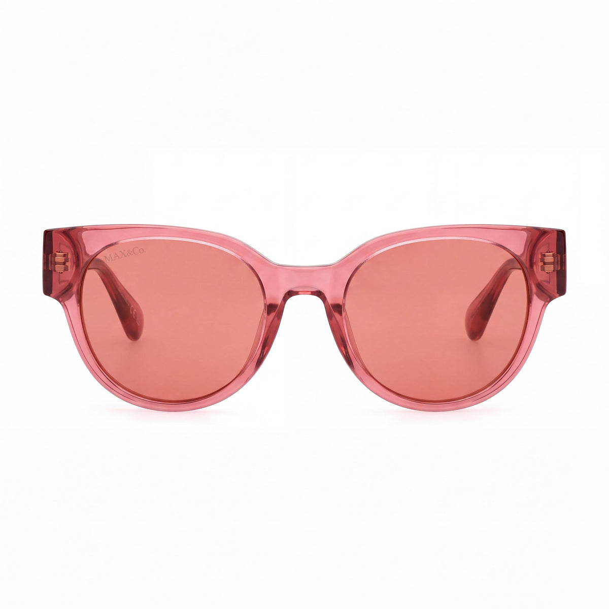 Max&Co. Comtemporary Women's Injected Avana Donker Frame Red Non-Polarized Sunglasses 50mm, Photo 2