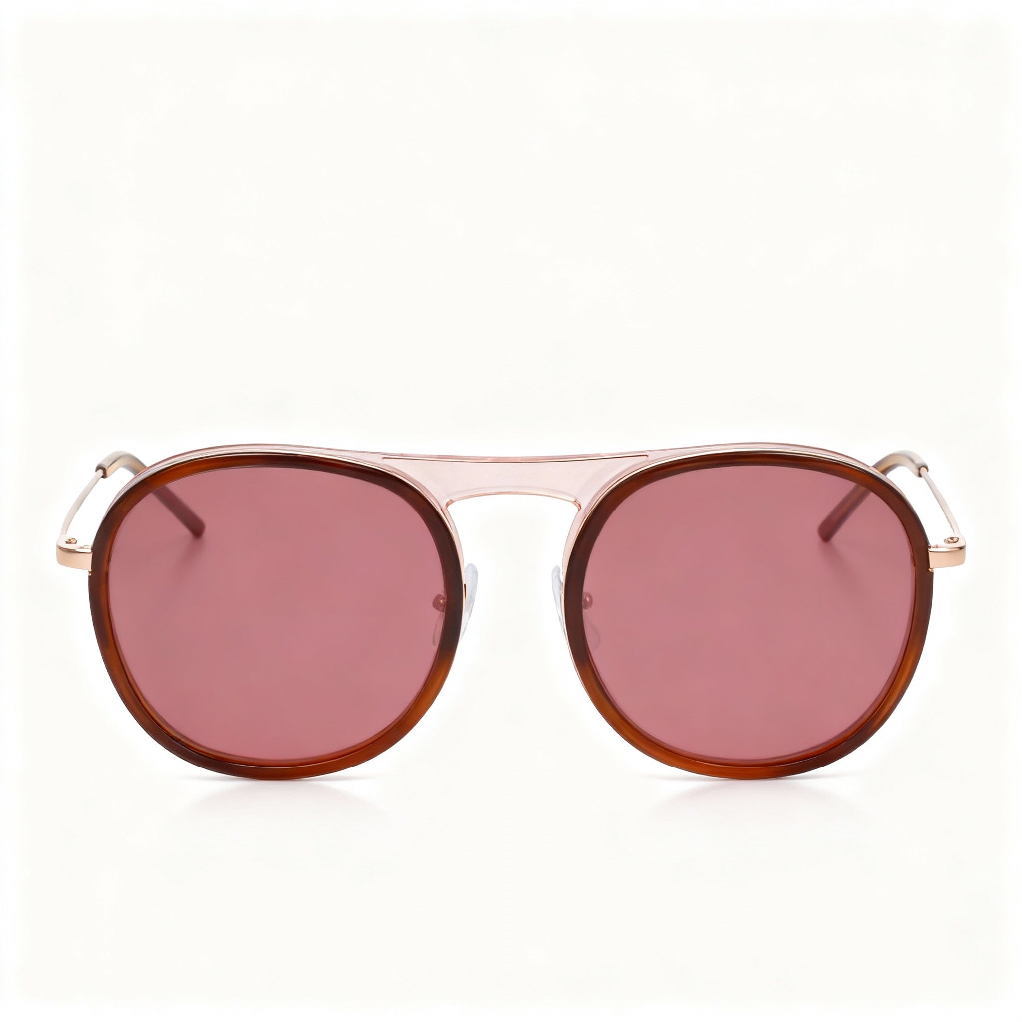 DKNY Dk700s Women's Amber Tortoise Pink Plastic UV Non-Polarized Sunglasses Pink Acetate Lenses 52mm, Photo 3