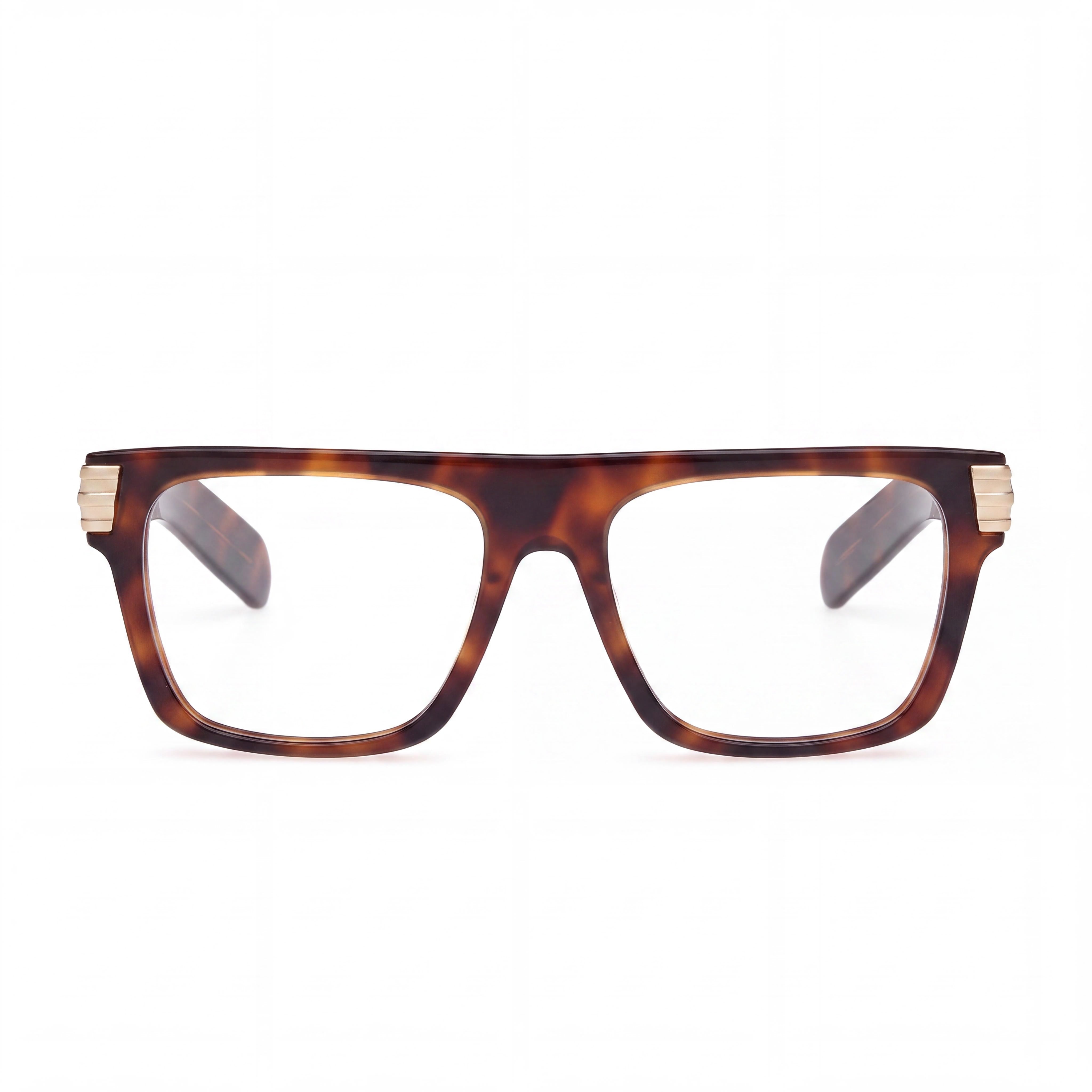adidas Originals Or5103 Men's Plastic Frame Eyeglasses Dark Havana with Clear Non- Lenses 53mm, Photo 2