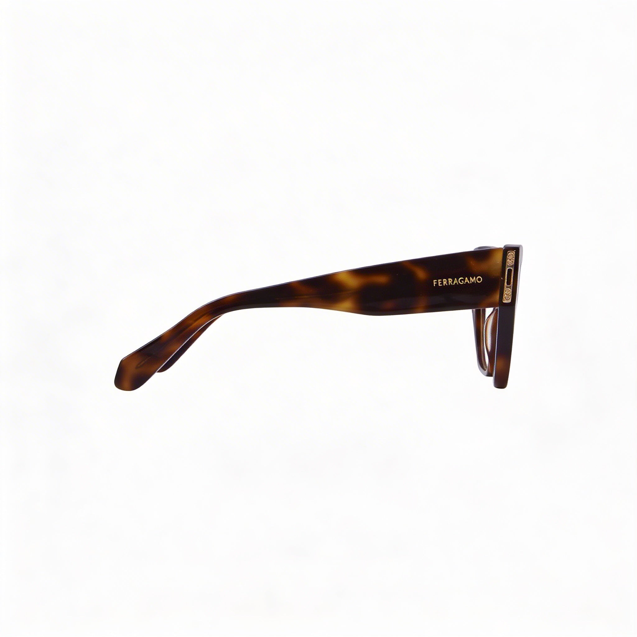 Gafas de vista Ferragamo SF2972 para mujer, montura de acetato de celulosa premium color tortuga, ancho de lente de 54 mm, Photo 3
