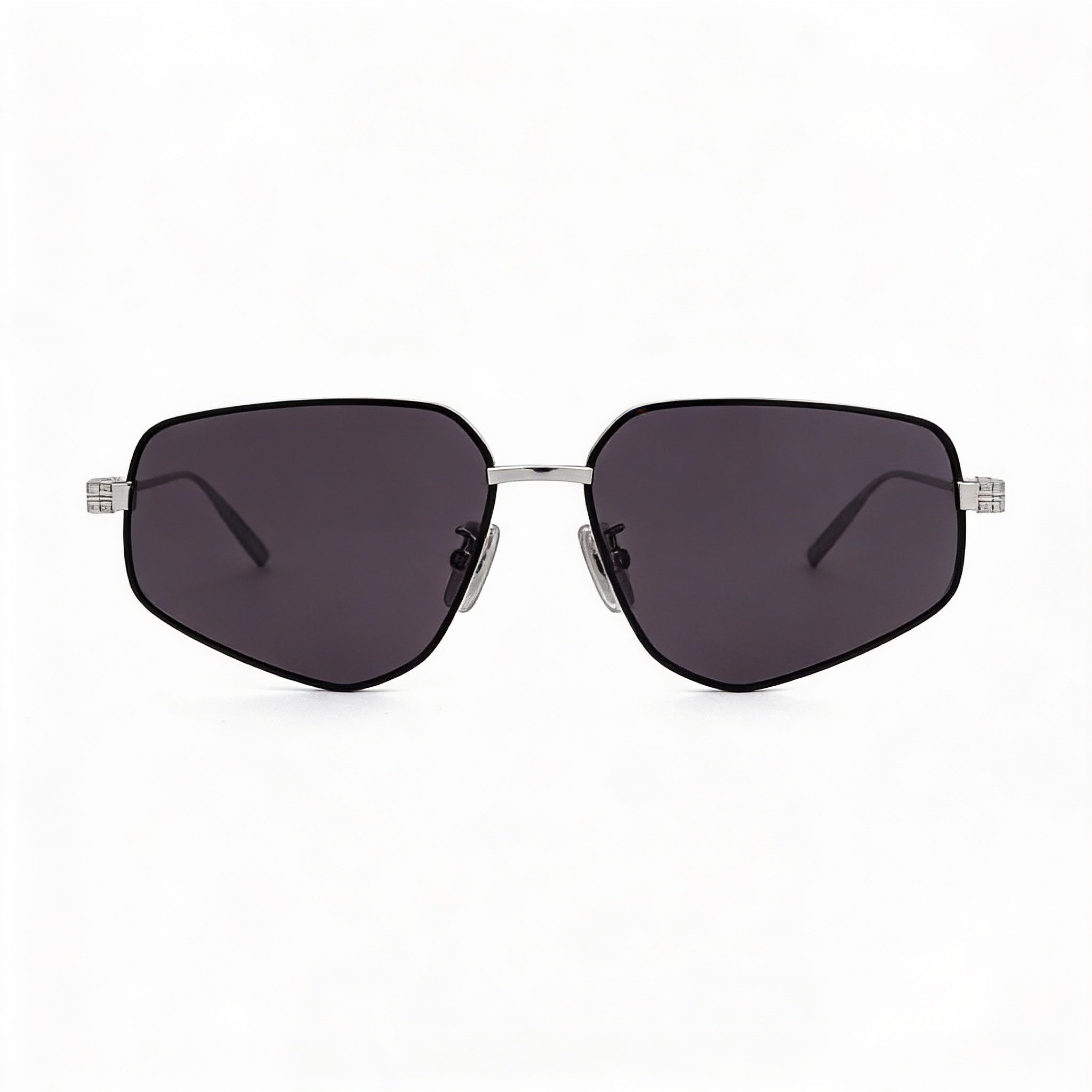 Givenchy Casual Women's Metal Sunglasses Shiny Palladium Smoke 57-14-140, Photo 2