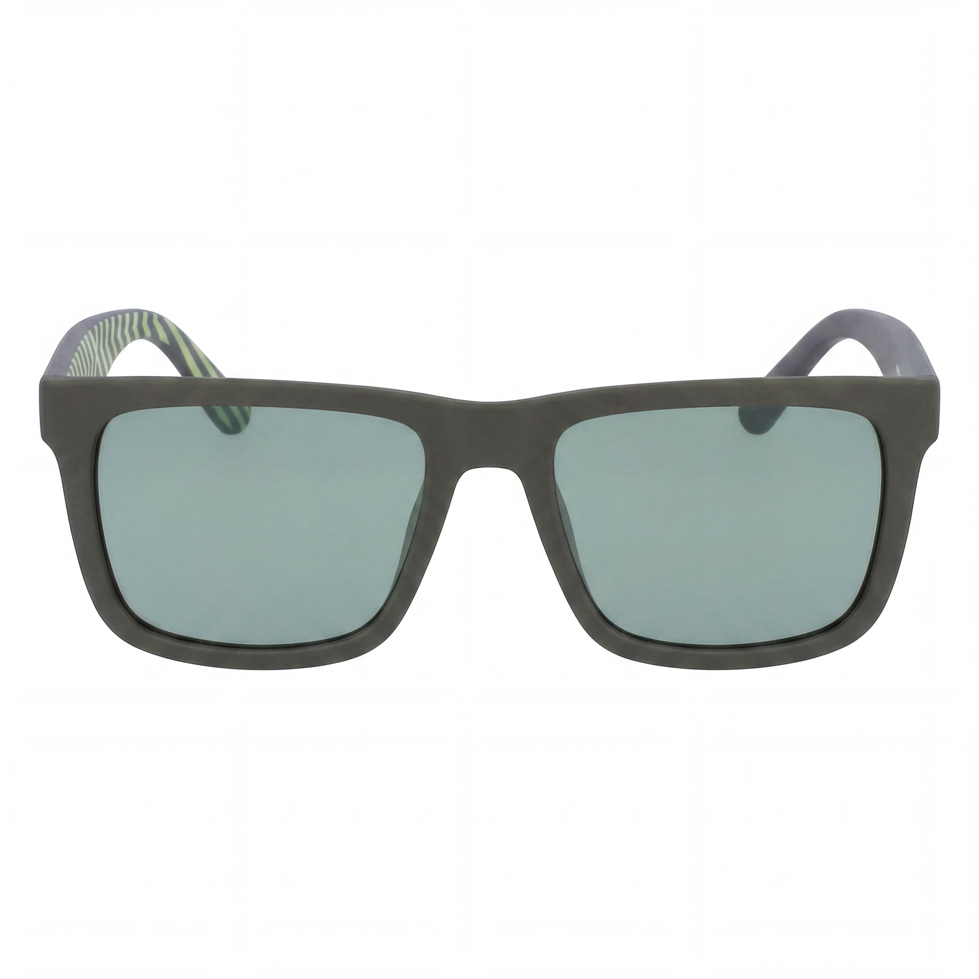 Gafas de sol Lacoste L750s para hombre con montura de plástico verde militar mate y lentes grises UV no polarizadas, 54 mm, Photo 2