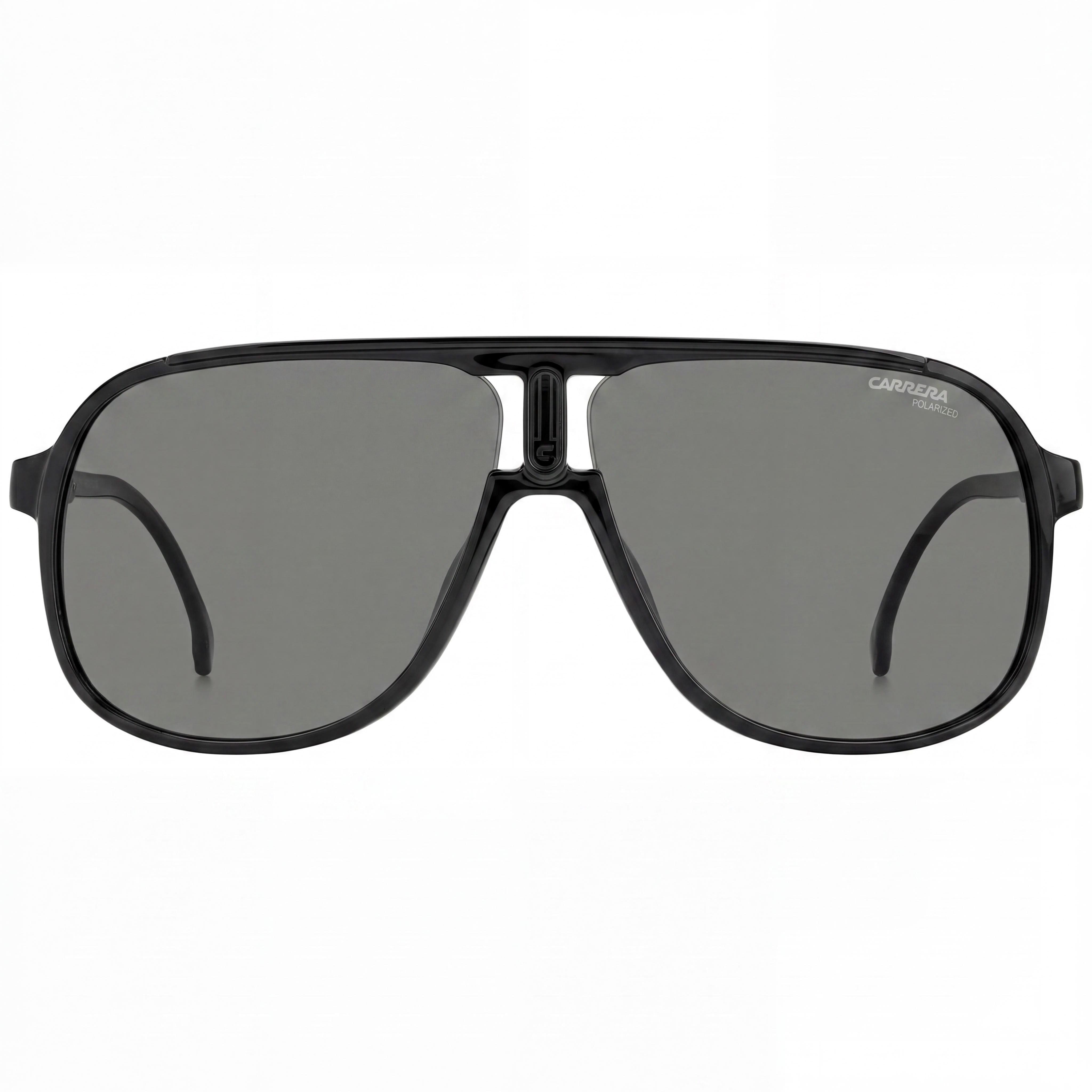 Carrera 1047/S Unisex Black Polyamide Frame Grey Polarized UV Protection Sunglasses 62mm, Photo 2
