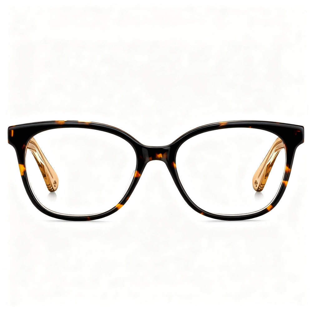 Gafas de sol Kate Spade New York Payton para mujer, montura de plástico color Habana oscuro, lentes polarizadas con tinte Habana, 52 mm
