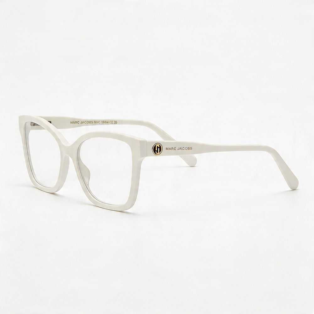 Marc Jacobs Classic Men's Off-white Plastic Frame Polycarbonate Lens Non-Polarized Glasses 54-17-140