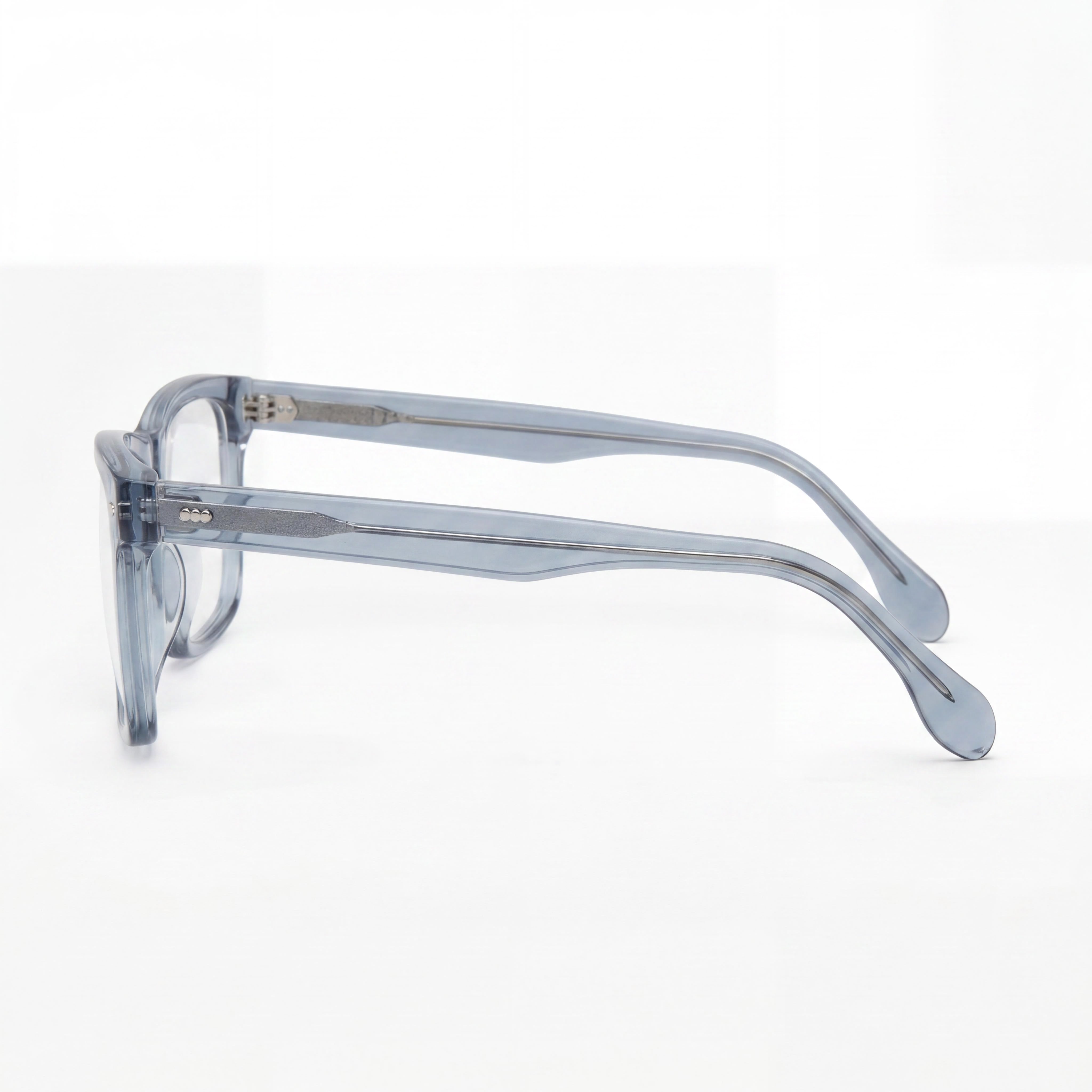 Hugo Boss Boss 1354/U Men's Blue Plastic Frame Clear Polycarbonate Lenses Eyewear 55mm Lens Width, Photo 2