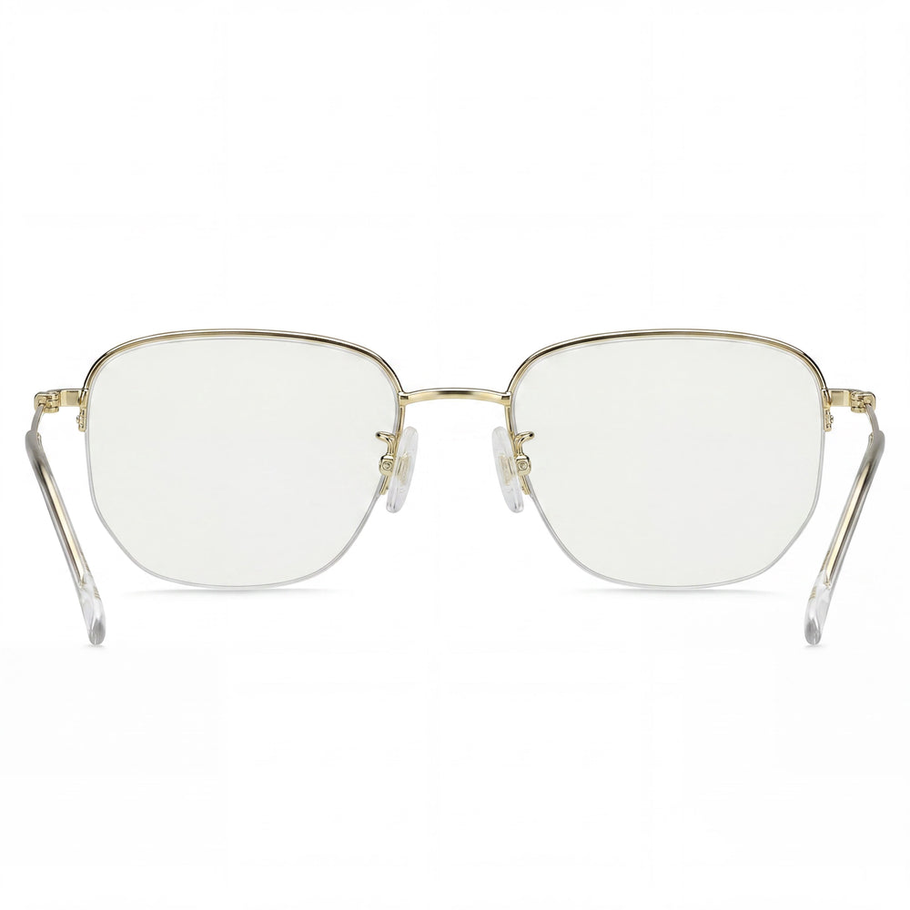 Gafas de sol informales unisex Hugo Boss no polarizadas, con montura de aleación de acero dorado y 54 mm de ancho de lente