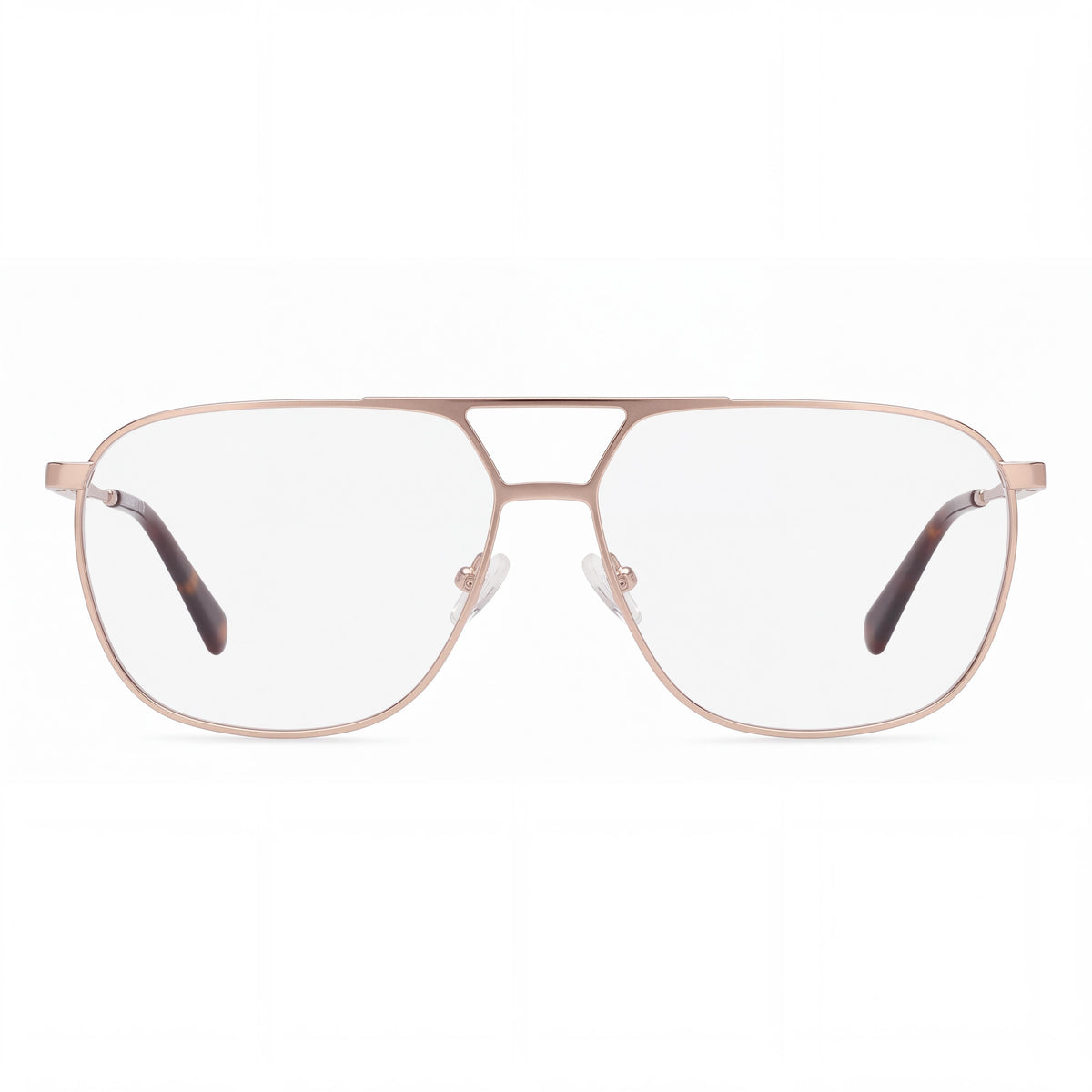 Harley-Davidson Hd50104 Unisex Gold Frame Eyewear, Matte Pale Gold, Polycarbonate Lens, 60/14/145, Photo 2