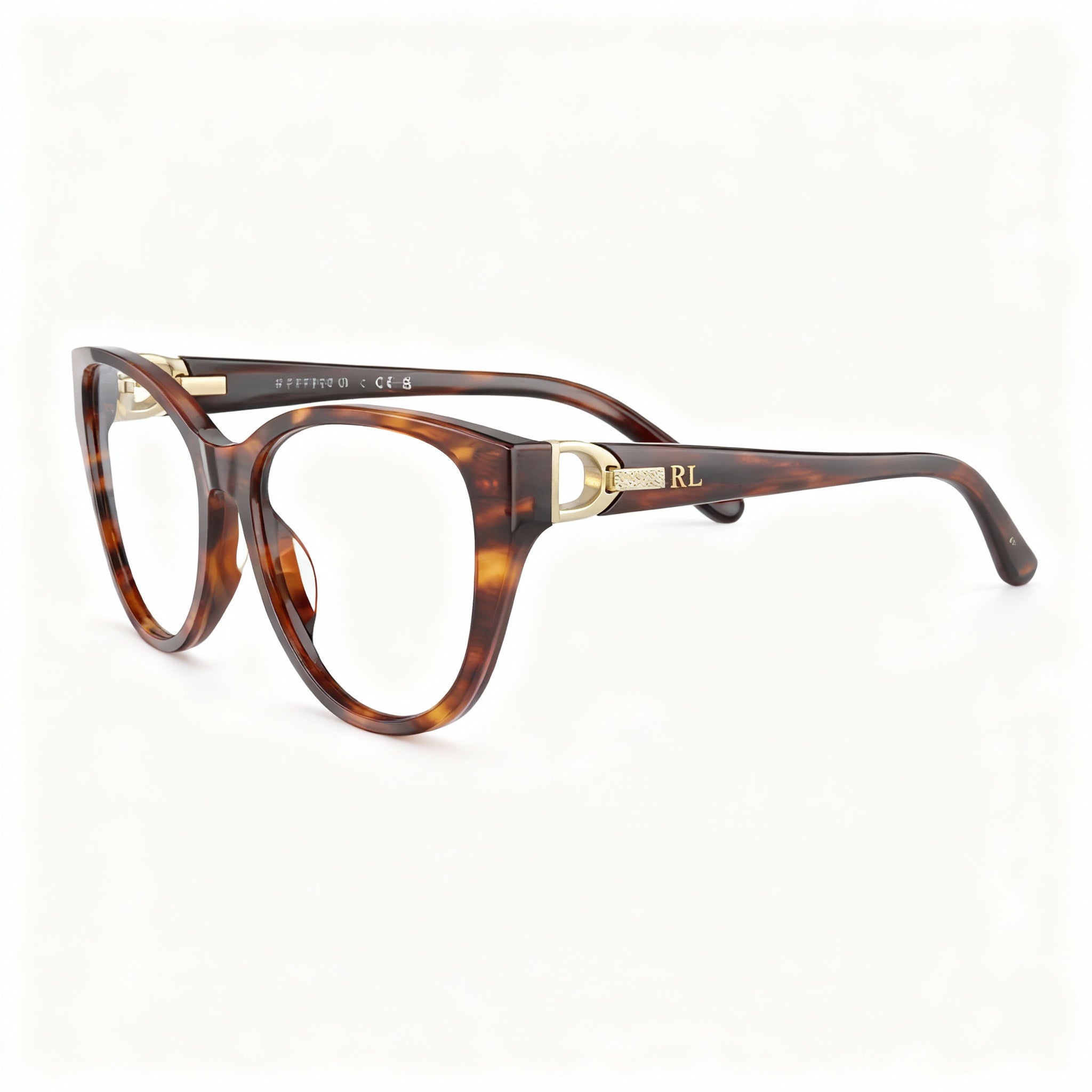 Ralph Lauren Rl 6234bu Women's Cat-Eye Havana Acetate Eyeglasses 53mm
