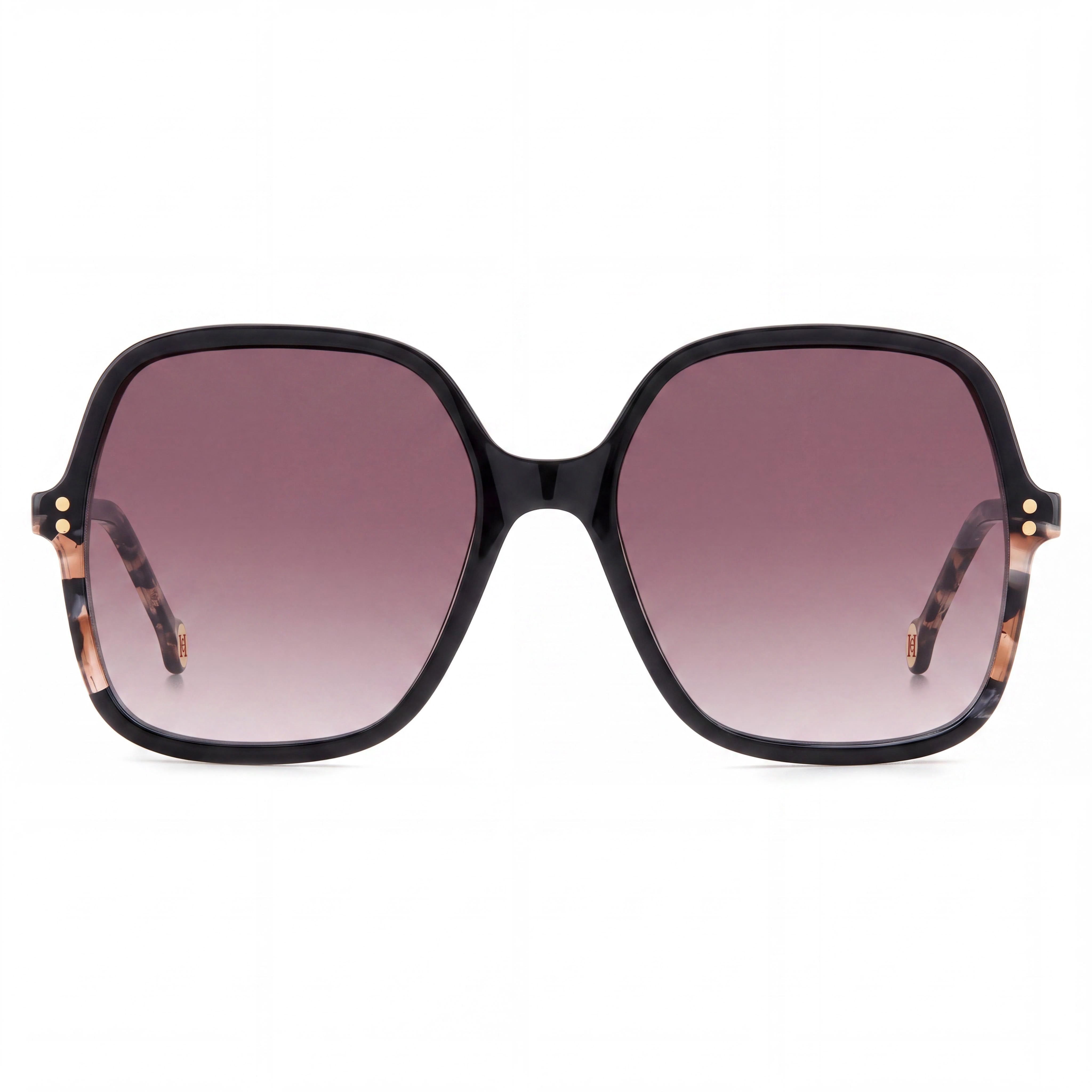 Carolina Herrera Modern Women’s Light Acetate UV Protection Sunglasses, Black Havana, Pink Doubleshade 56mm, Photo 2