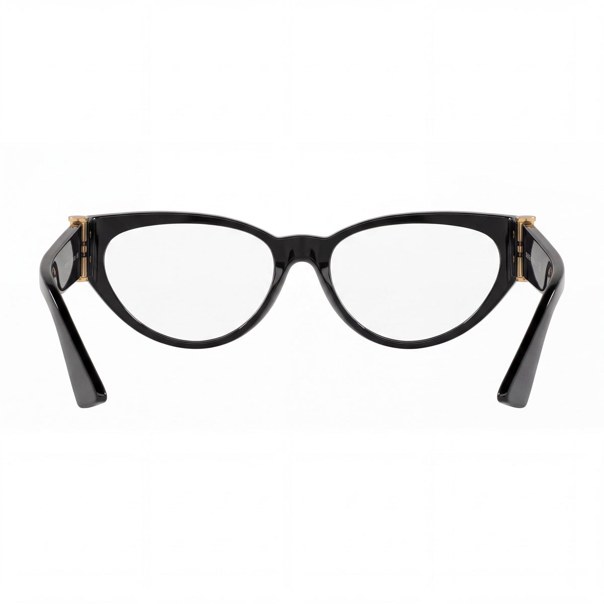 Versace Luxury Designer Unisex Black Acetate Clear Optical Eyeglasses 53mm, Photo 2